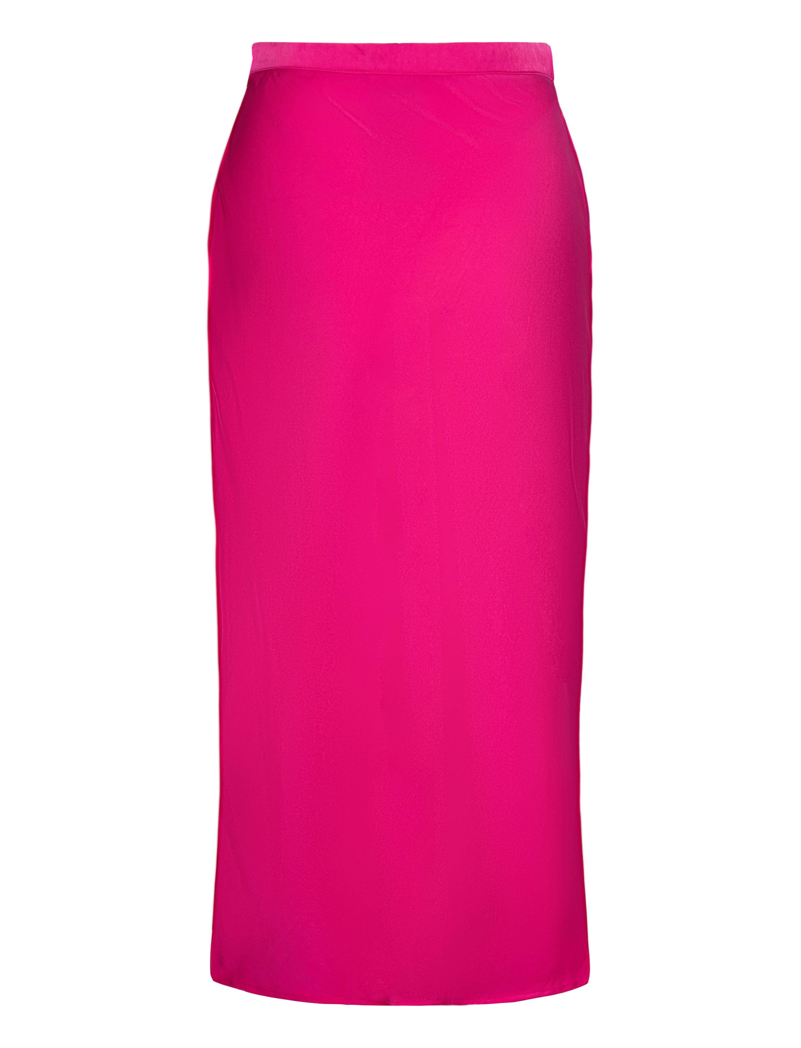 French Connection - SATIN SLIP M - midi skirts - hot pink - 1