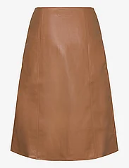 French Connection - CLAUDIA PU SKIRT - midi skirts - tobacco brown - 1