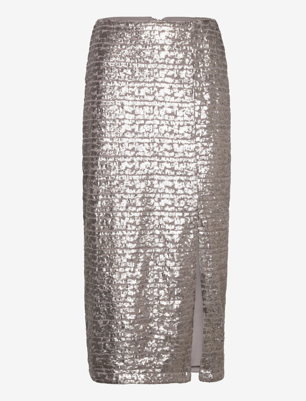 French Connection - ADALYNN SEQUIN SKIRT - midi nederdele - gun metal - 0