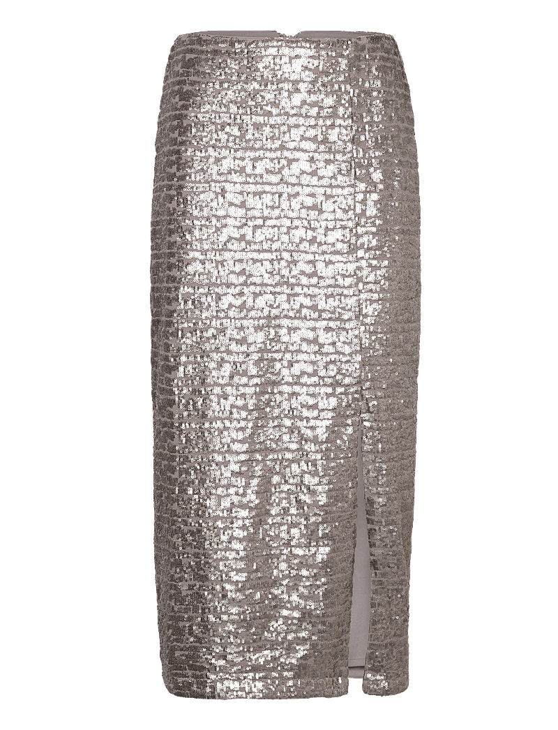 French Connection - ADALYNN SEQUIN SKIRT - pailletten-röcke - gun metal - 0