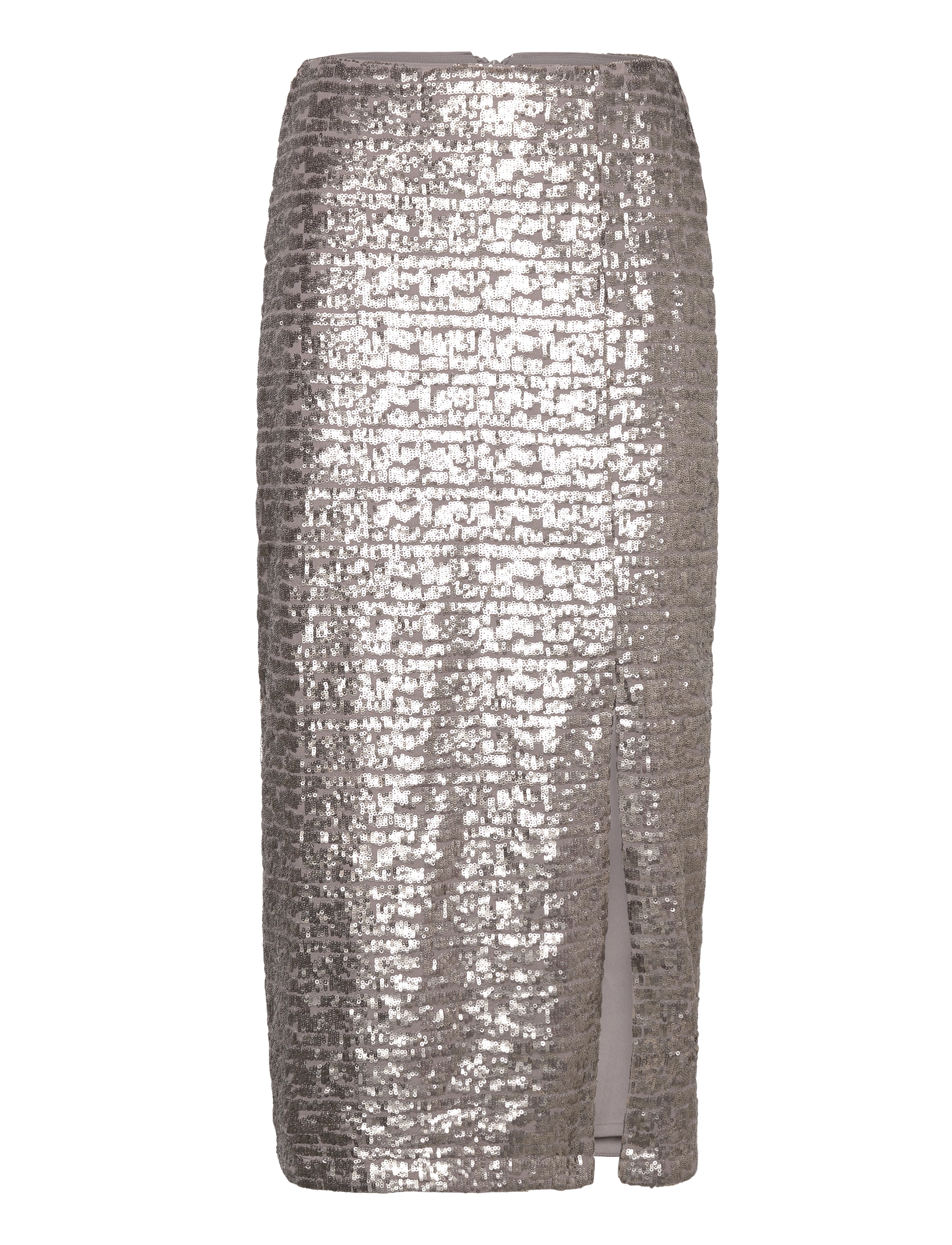 French Connection ADALYNN SEQUIN SKIRT - Nederdele - GUN METAL / gold