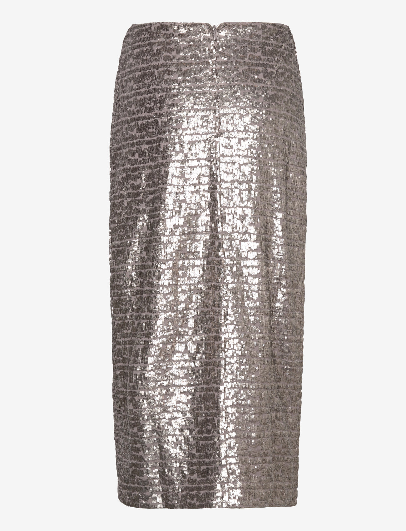 French Connection - ADALYNN SEQUIN SKIRT - midi nederdele - gun metal - 1
