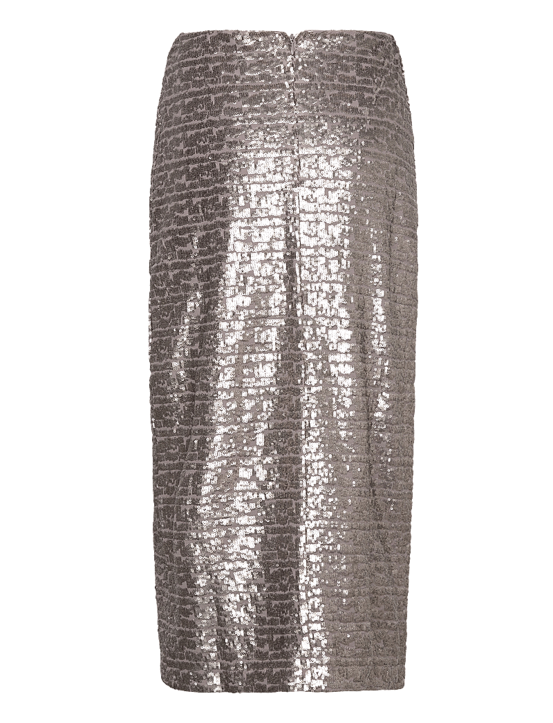 French Connection - ADALYNN SEQUIN SKIRT - pailletten-röcke - gun metal - 1