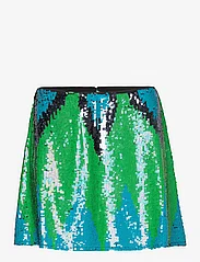 French Connection - EMIN EMBELLISHED SKIRT - korta kjolar - green mineral multi - 0