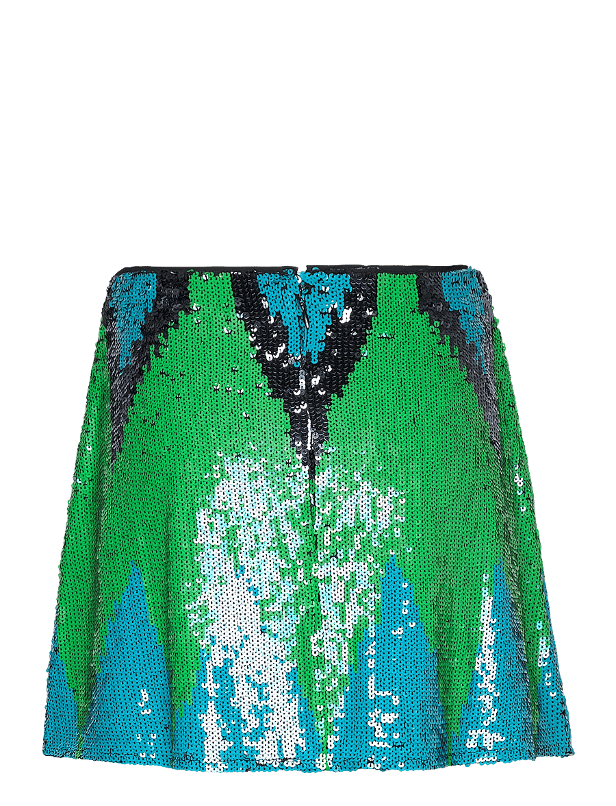 French Connection - EMIN EMBELLISHED SKIRT - green mineral multi - 1
