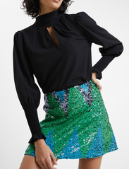 French Connection - EMIN EMBELLISHED SKIRT - kurze röcke - green mineral multi - 3
