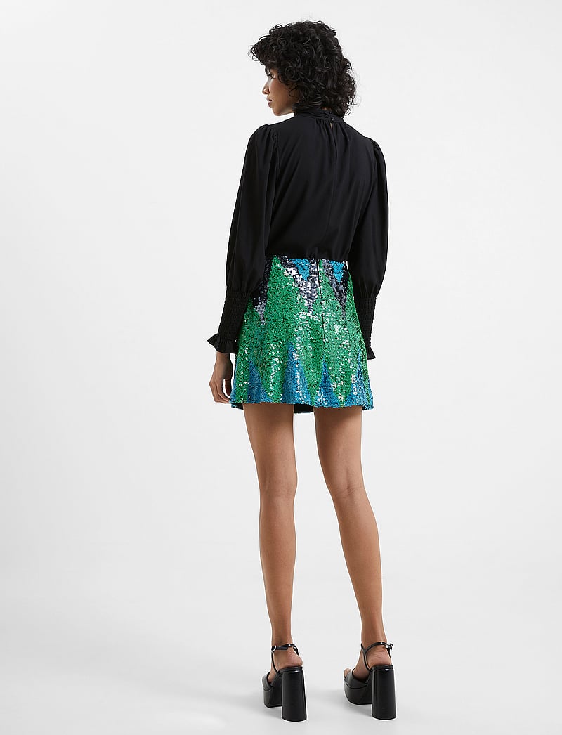 French Connection - EMIN EMBELLISHED SKIRT - green mineral multi - 4