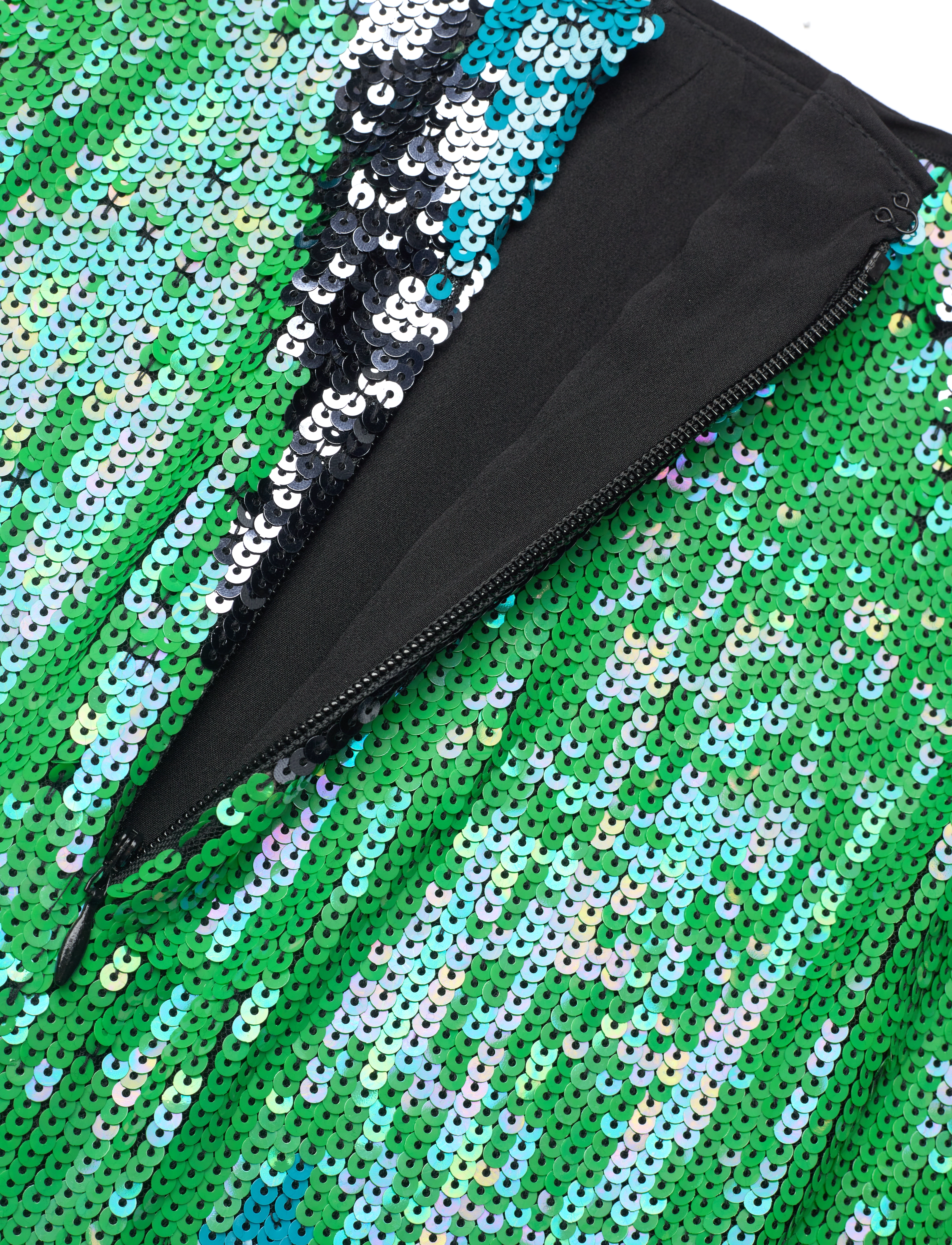 French Connection - EMIN EMBELLISHED SKIRT - green mineral multi - 5