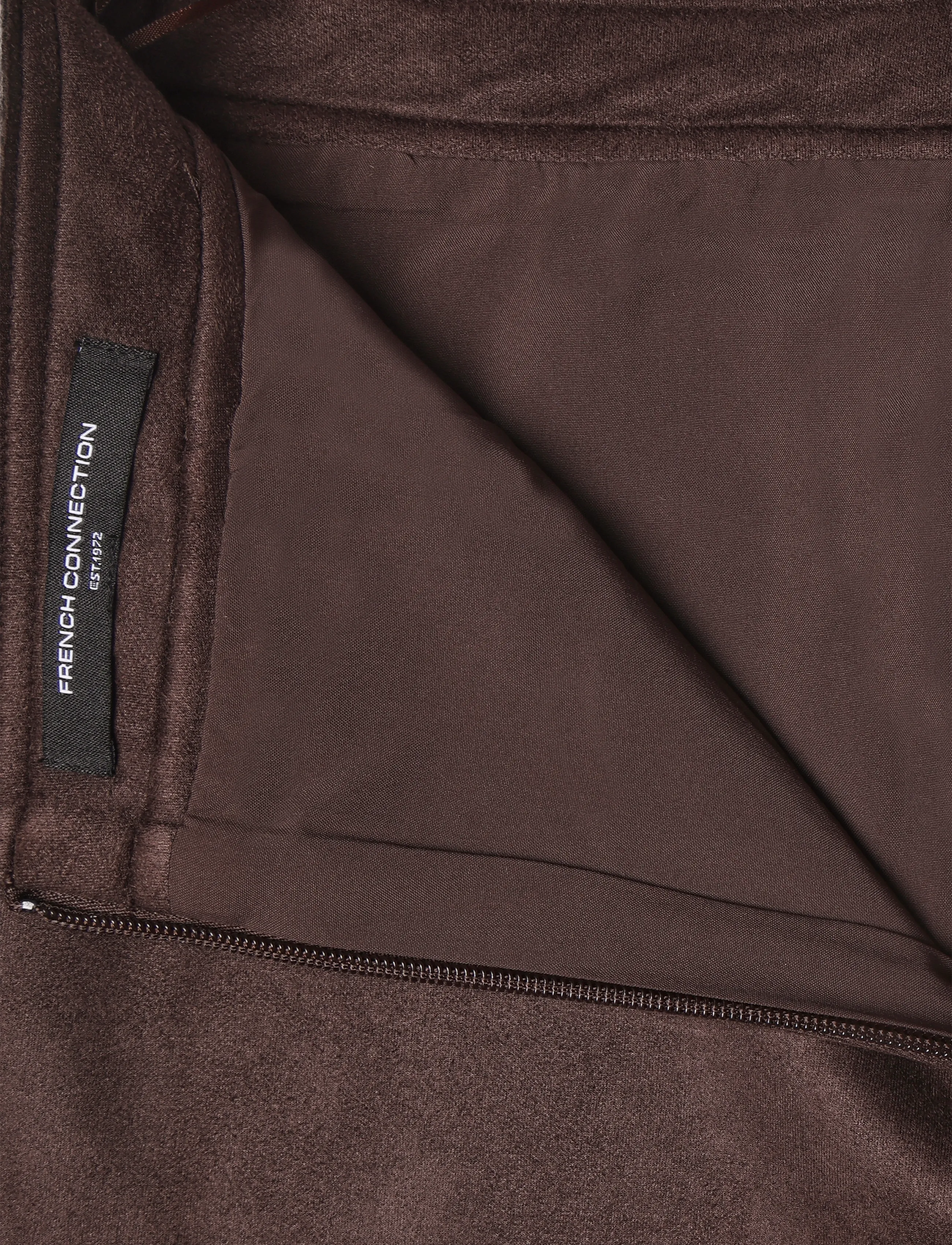 French Connection - LANEY SUEDETTE SKIRT - midi-röcke - mocha brown - 4