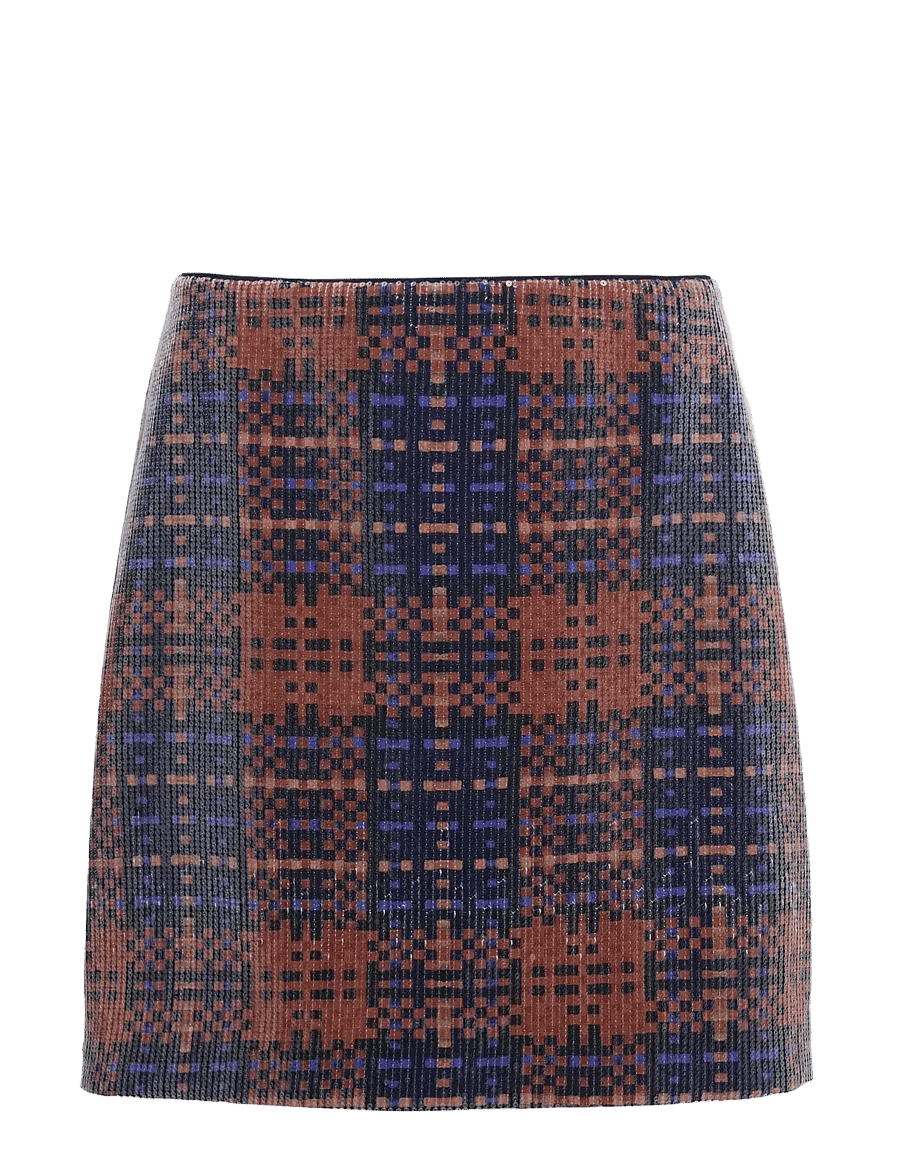 French Connection - LEXI MADELINE SEQUIN MINI SKIRT - paillet nederdele - bronze multi - 1