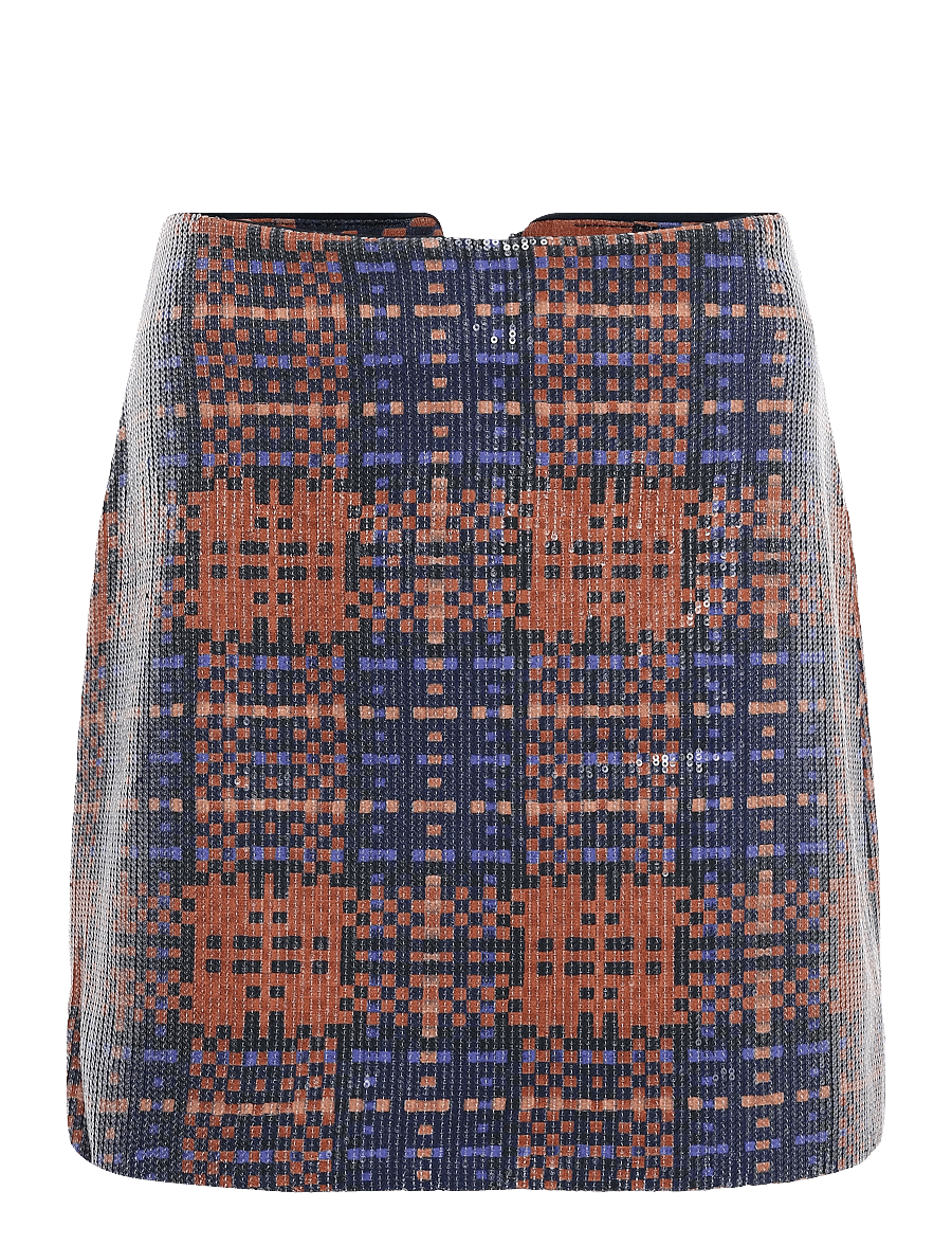 French Connection - LEXI MADELINE SEQUIN MINI SKIRT - paljettkjolar - bronze multi - 1