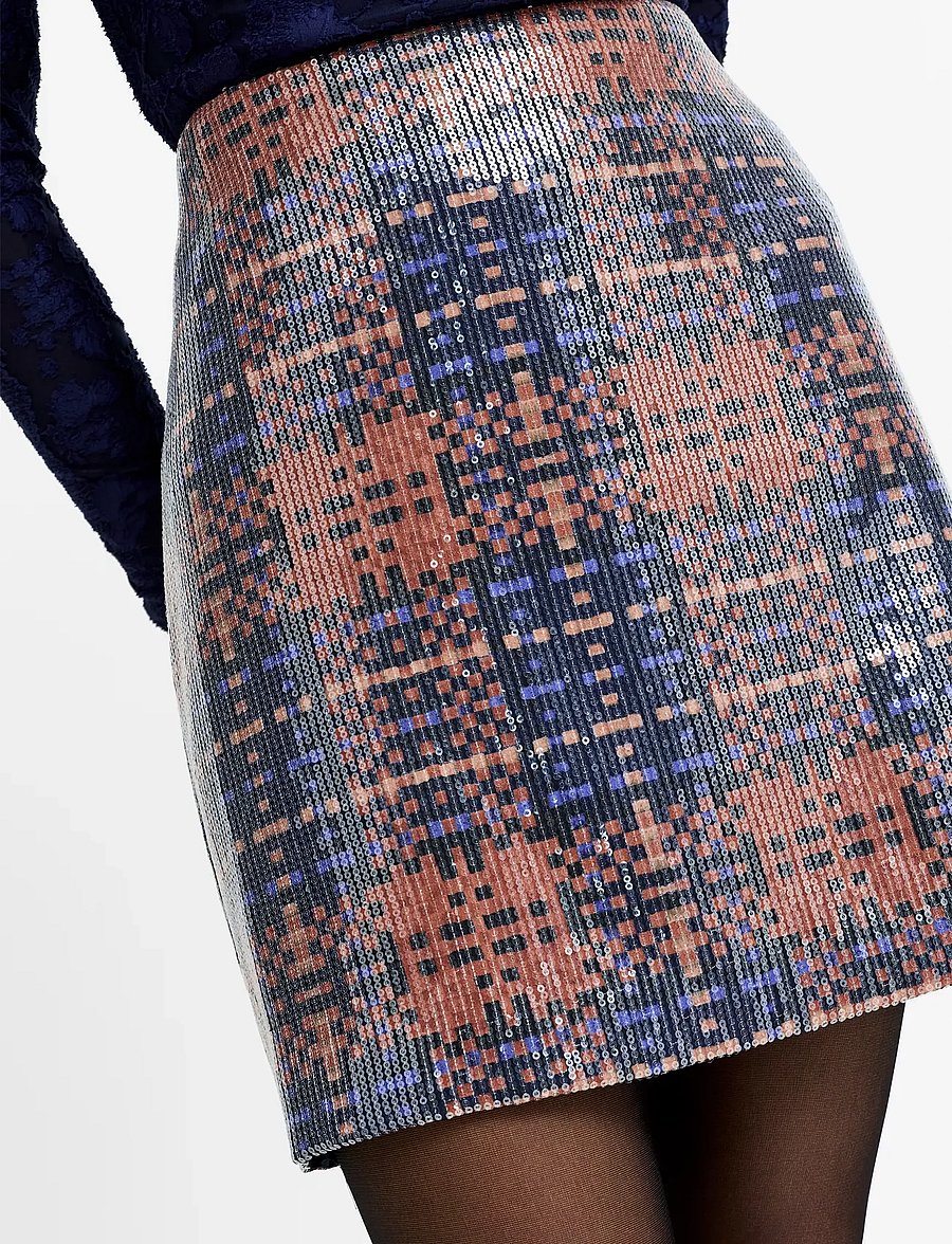 French Connection - LEXI MADELINE SEQUIN MINI SKIRT - paillet nederdele - bronze multi - 4