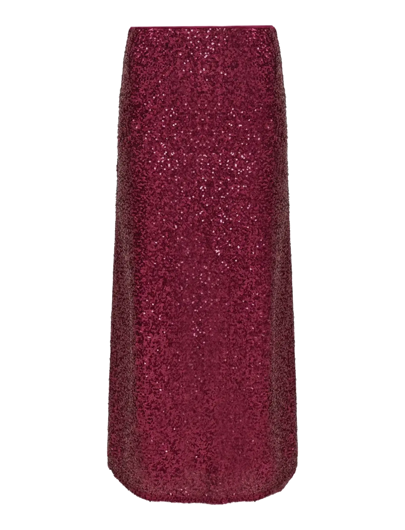 French Connection ELENA SEQUIN MIDI SKIRT - Erilised sündmused - WINTERBERRY PINK / burgundy