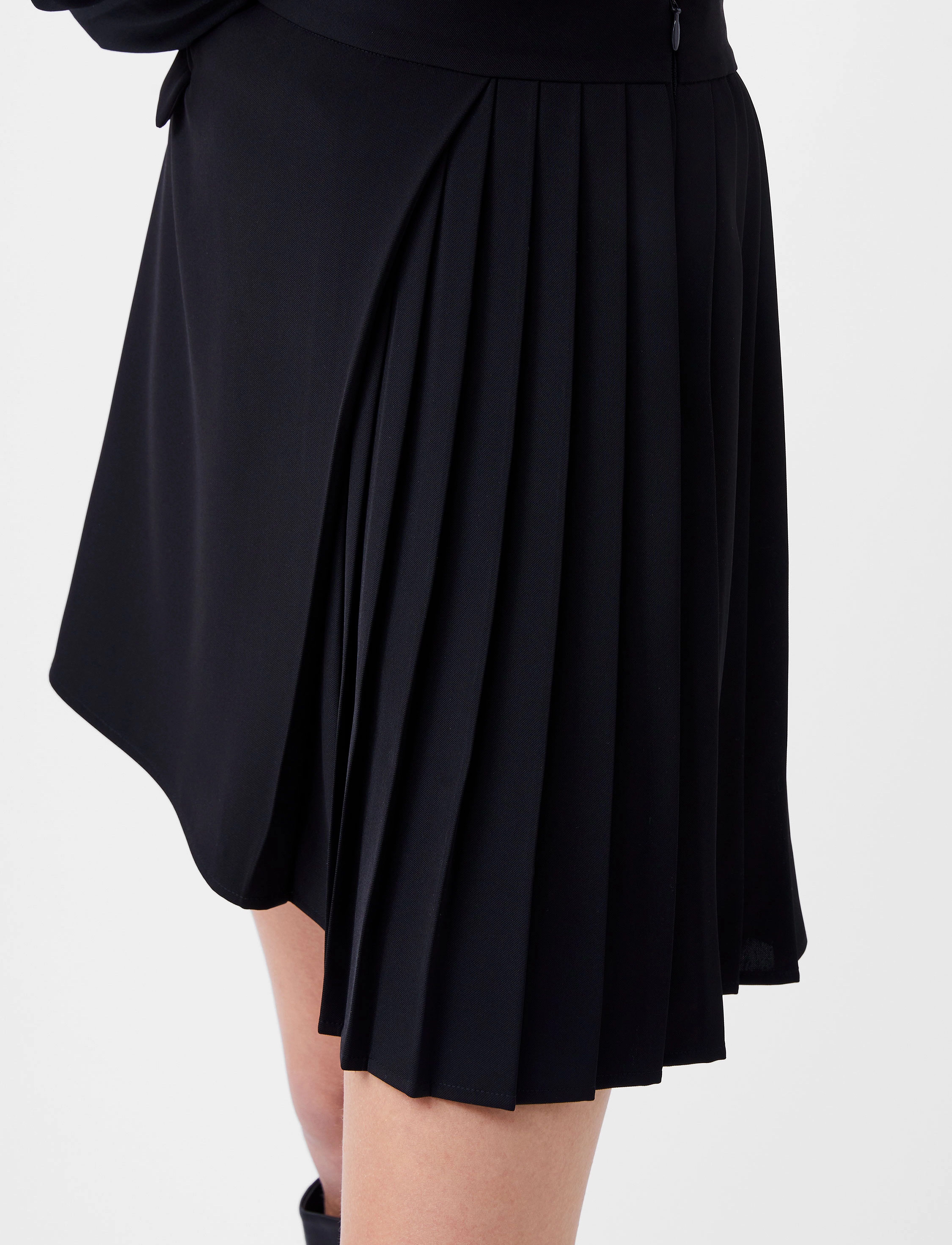 French Connection - HARRIE SUITING PLEATED SKIRT - blackout - 3