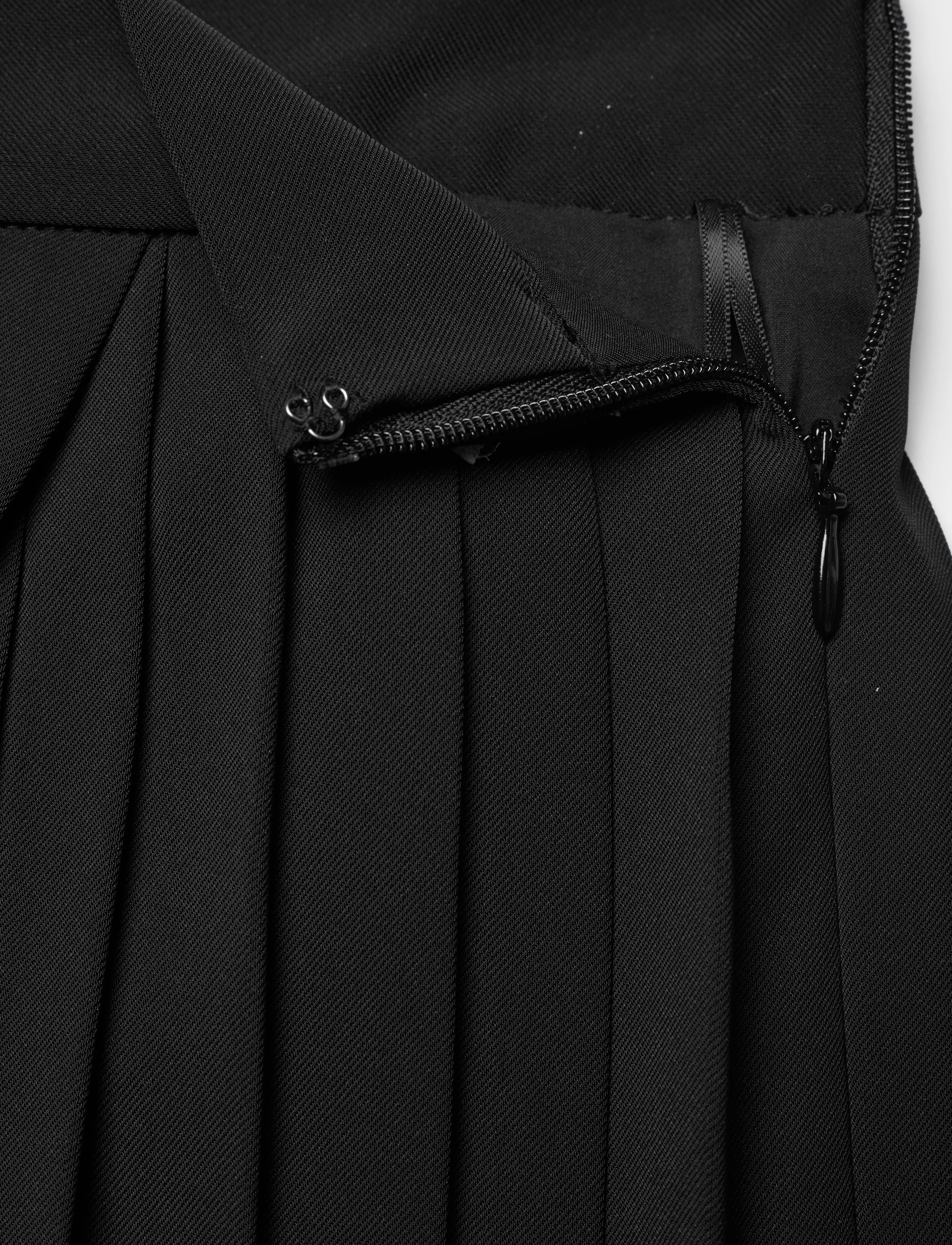 French Connection - HARRIE SUITING PLEATED SKIRT - blackout - 5