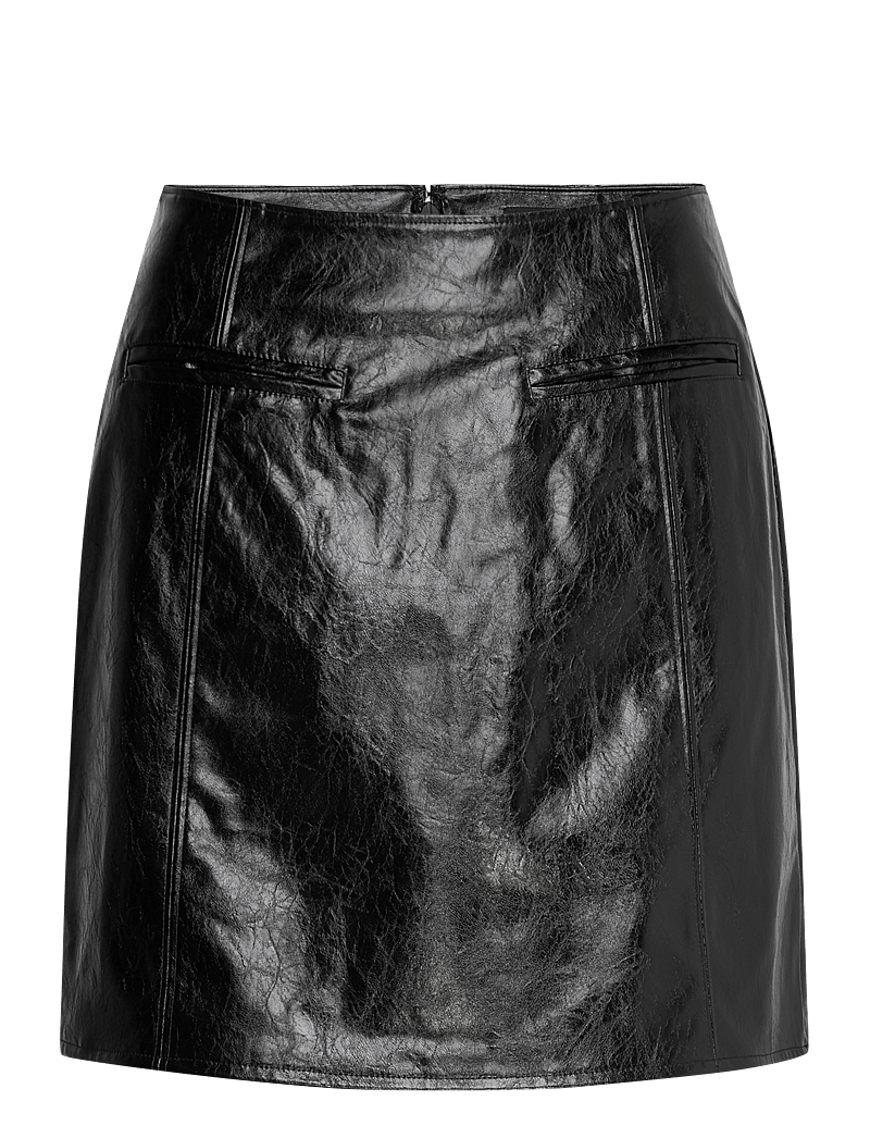 French Connection - EMMETT PU SKIRT - kurze röcke - blackout - 1