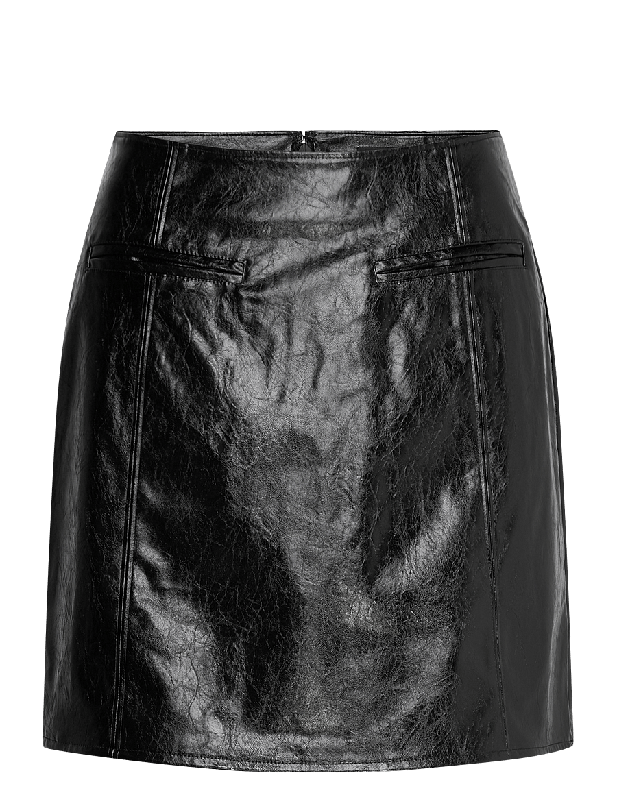 French Connection - EMMETT PU SKIRT - korta kjolar - blackout - 1