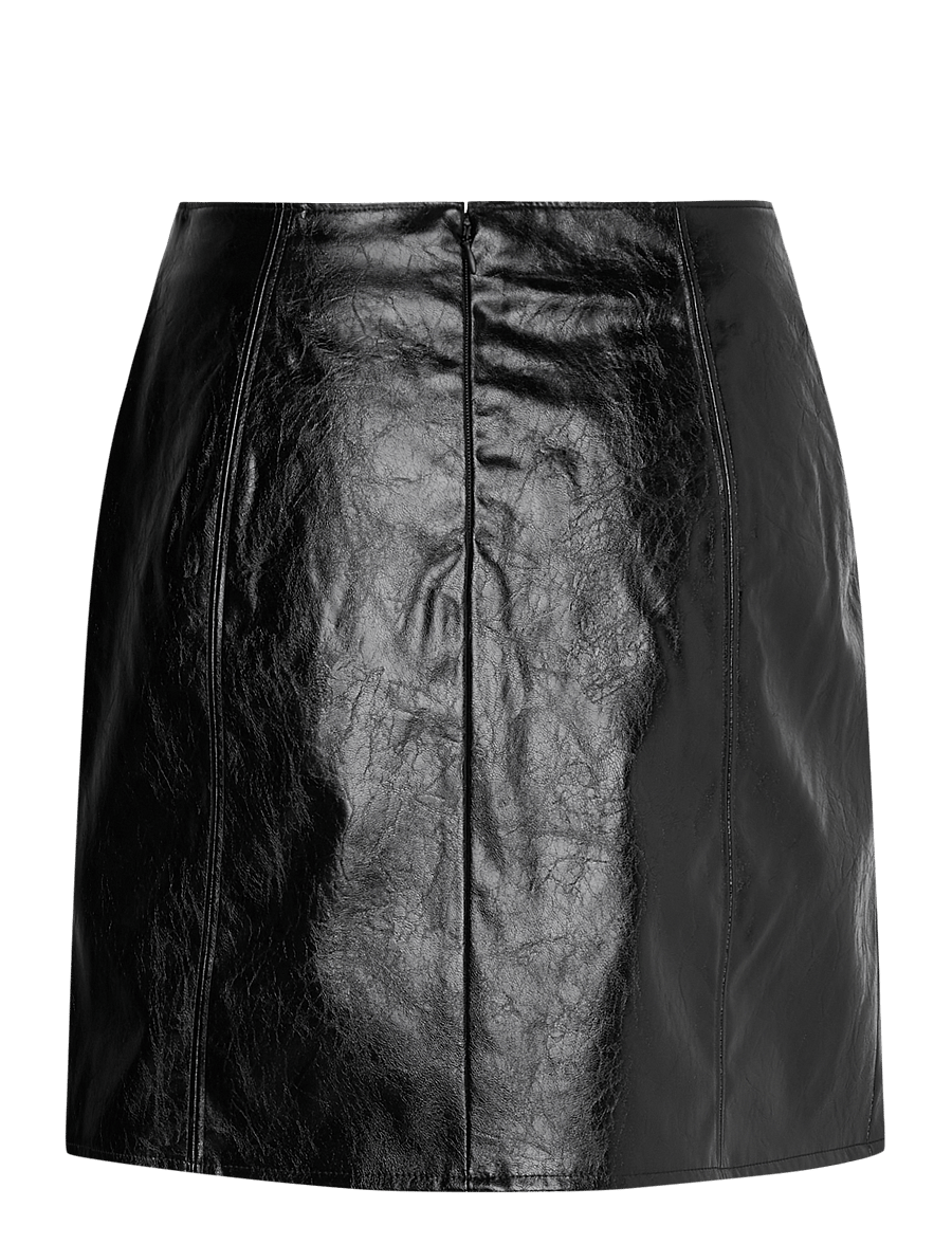 French Connection - EMMETT PU SKIRT - korta kjolar - blackout - 2