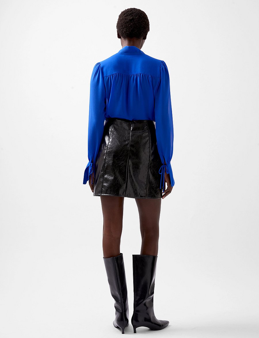 French Connection - EMMETT PU SKIRT - korta kjolar - blackout - 4
