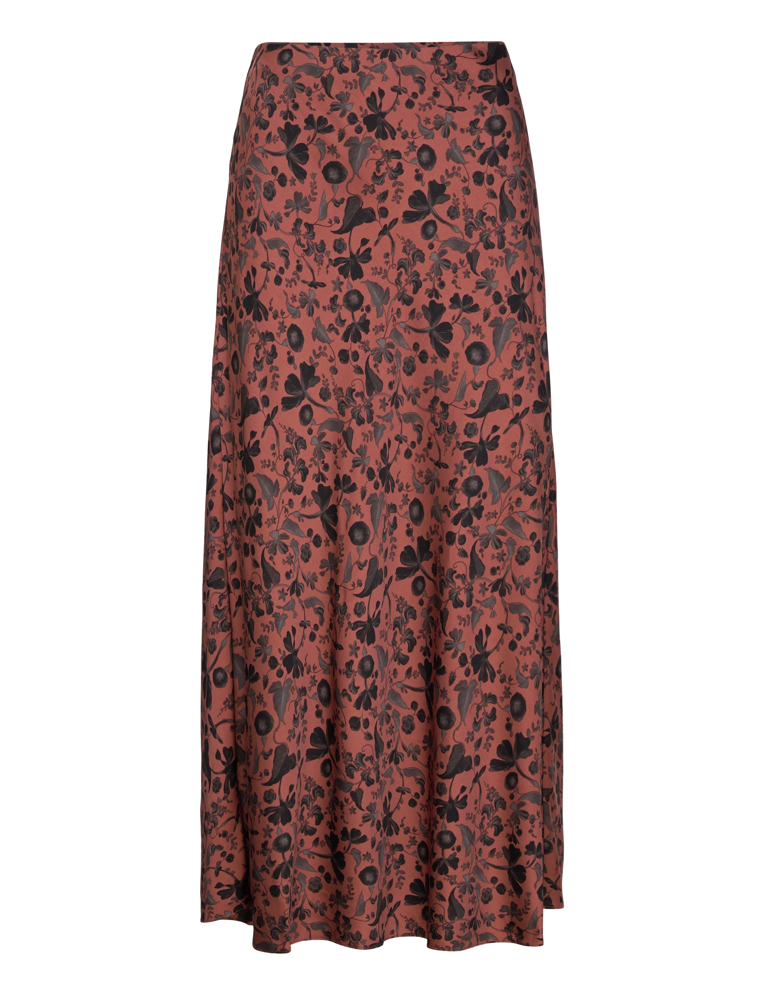 French Connection - JEANNIE ENNISE SATIN SKIRT - russet brown multi - 1
