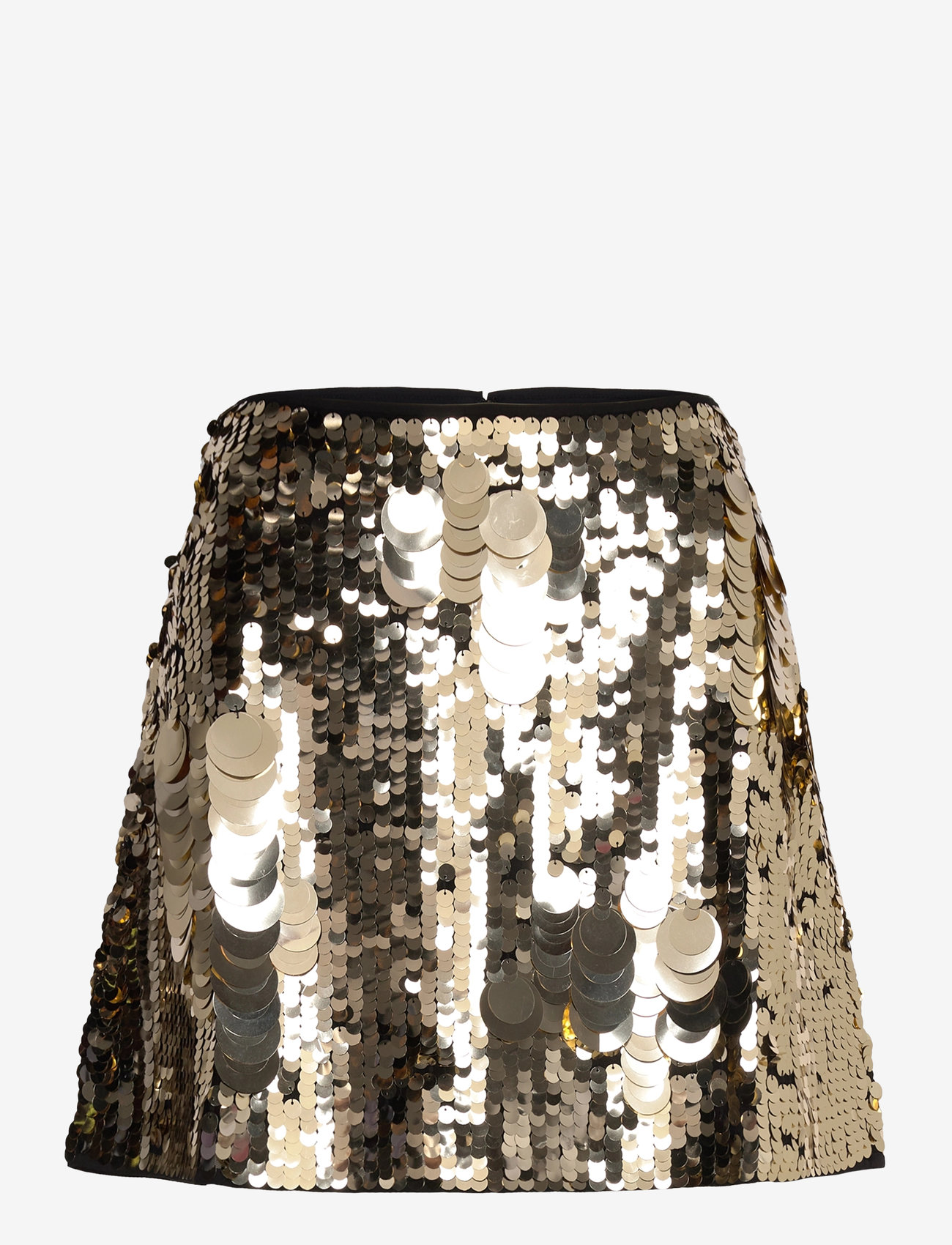 French Connection - ELODIE SEQUIN MINI SKIRT - metallic gold - 1