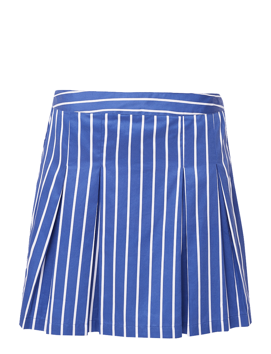 French Connection - ALEXIS COTTON STRIPE PLTD MINI - kurze röcke - navy/white - 1
