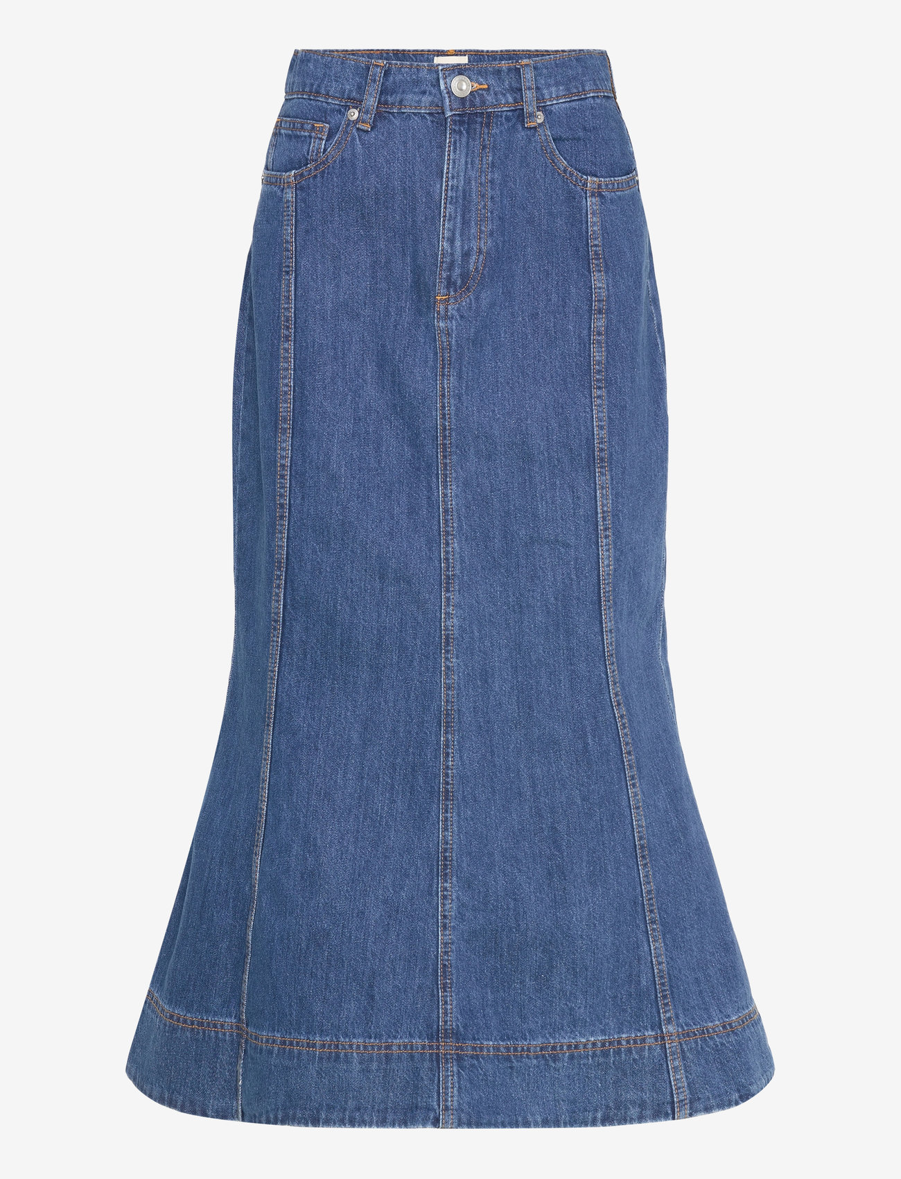 French Connection - DENVER DENIM FLARE MIDI SKIRT - midi nederdele - vintage - 1