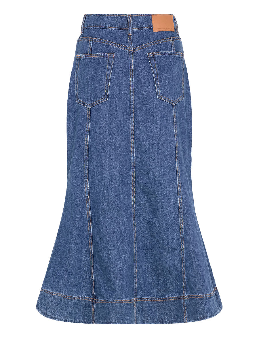 French Connection - DENVER DENIM FLARE MIDI SKIRT - midi-röcke - vintage - 2