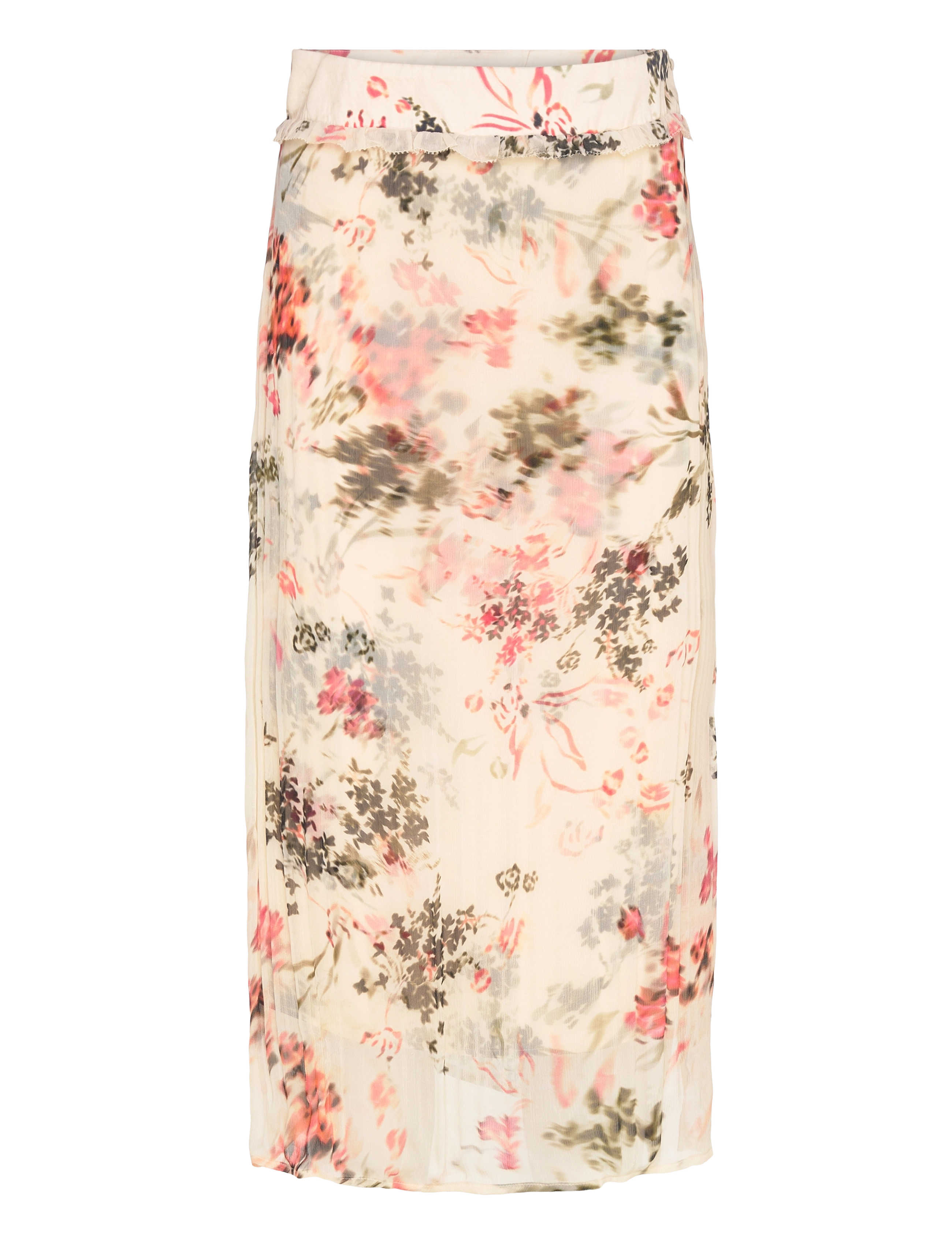 FRENCH CONNECTION Candice Satin Ggt Overlay Skir Pink - 42 - Damen