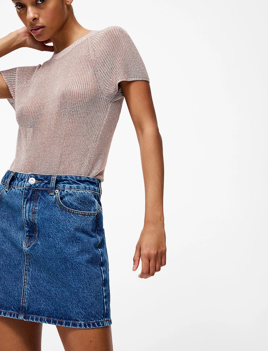 French Connection - DALLAS DENIM MINI SKIRT - jeansröcke - vintage - 3