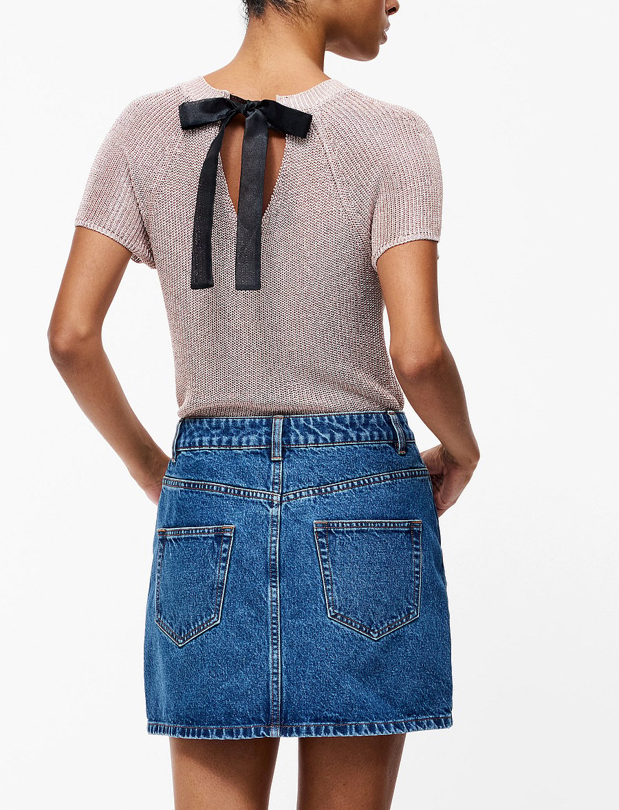 French Connection - DALLAS DENIM MINI SKIRT - jeansröcke - vintage - 4