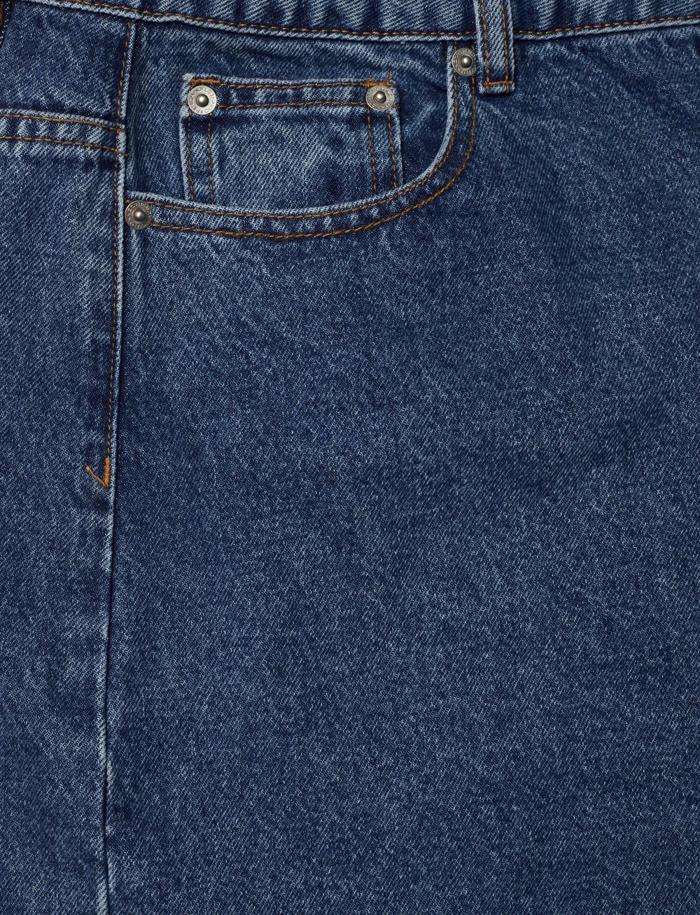 French Connection - DALLAS DENIM MINI SKIRT - jeanskjolar - vintage - 5