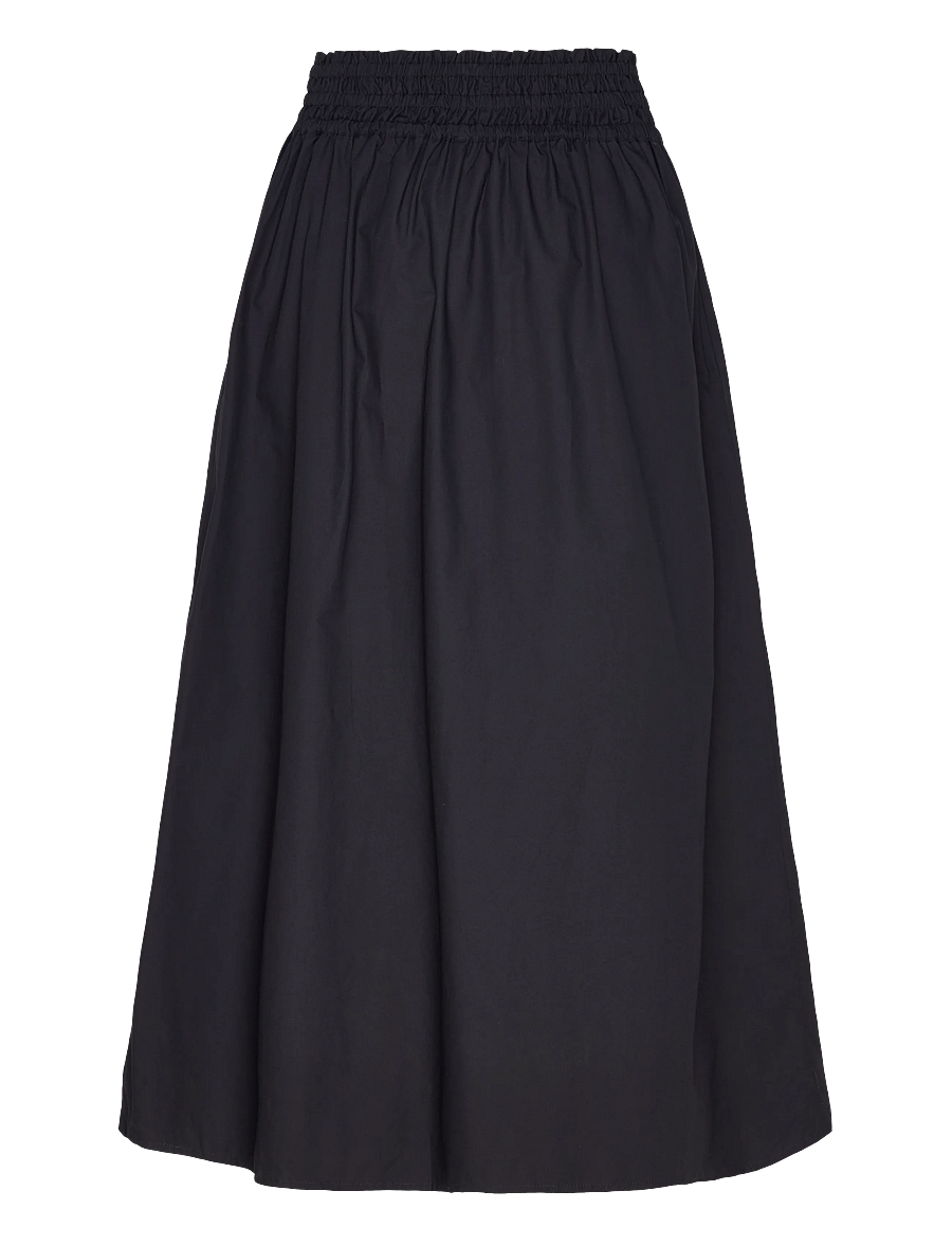 French Connection - BARLETTA POPLIN SQUARE SKIRT - midi skirts - navy - 2