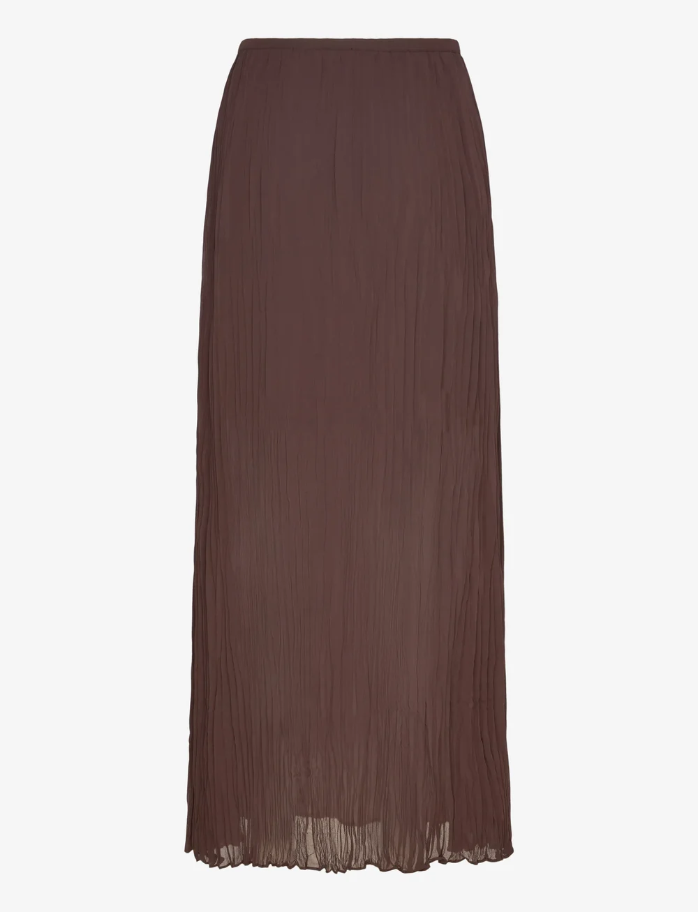 French Connection - SAYLOR PLEATED OVERLAY SKIRT - maksiseelikud - bitter chocolate - 2