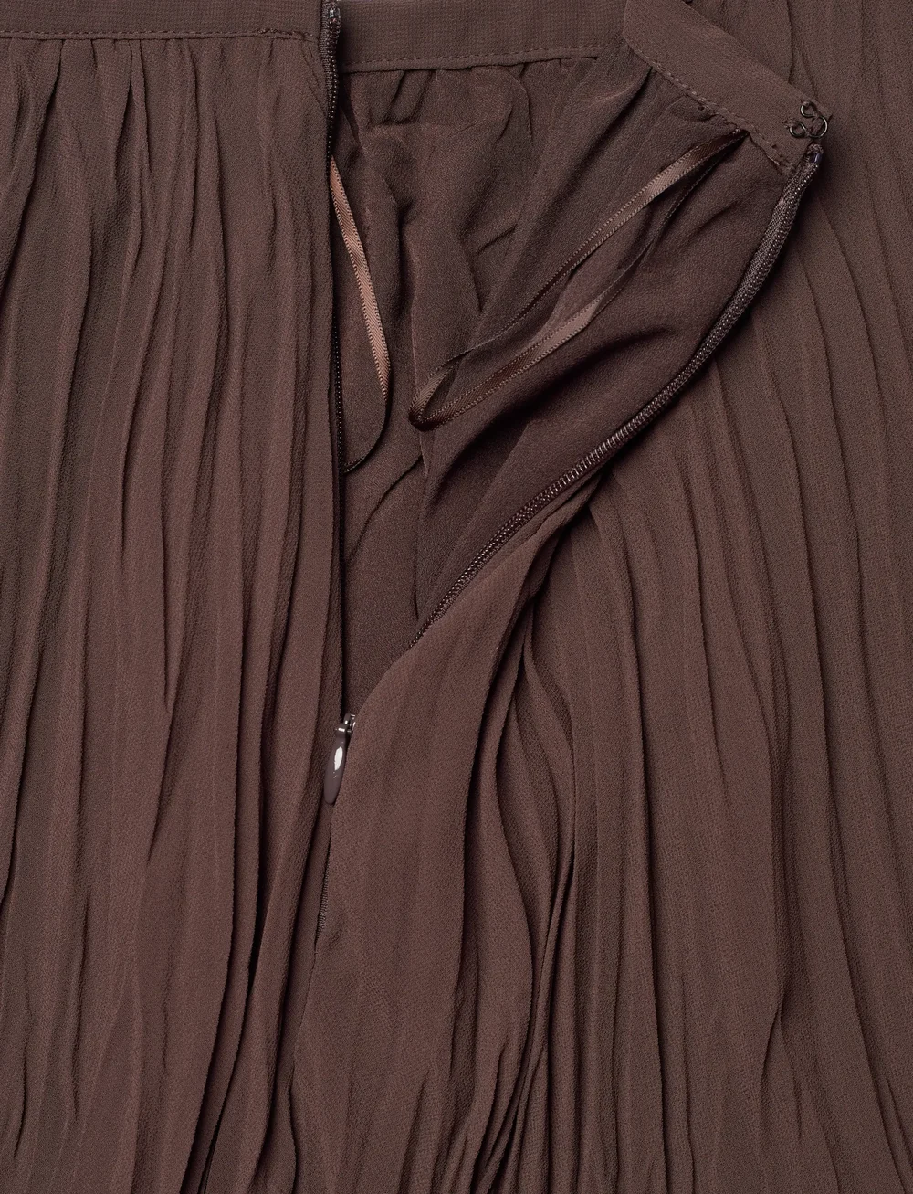 French Connection - SAYLOR PLEATED OVERLAY SKIRT - maksiseelikud - bitter chocolate - 5