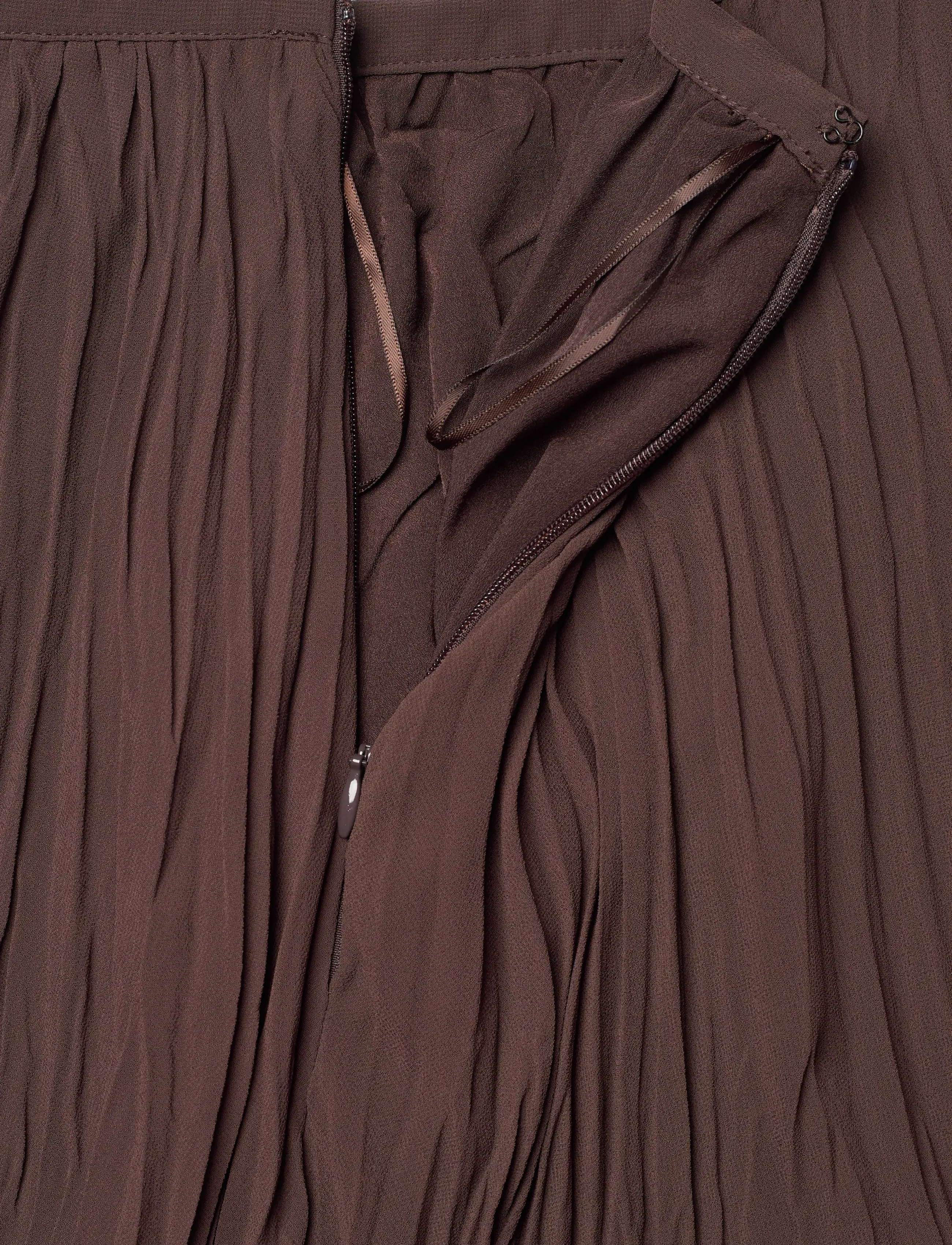 French Connection - SAYLOR PLEATED OVERLAY SKIRT - maxi röcke - bitter chocolate - 5