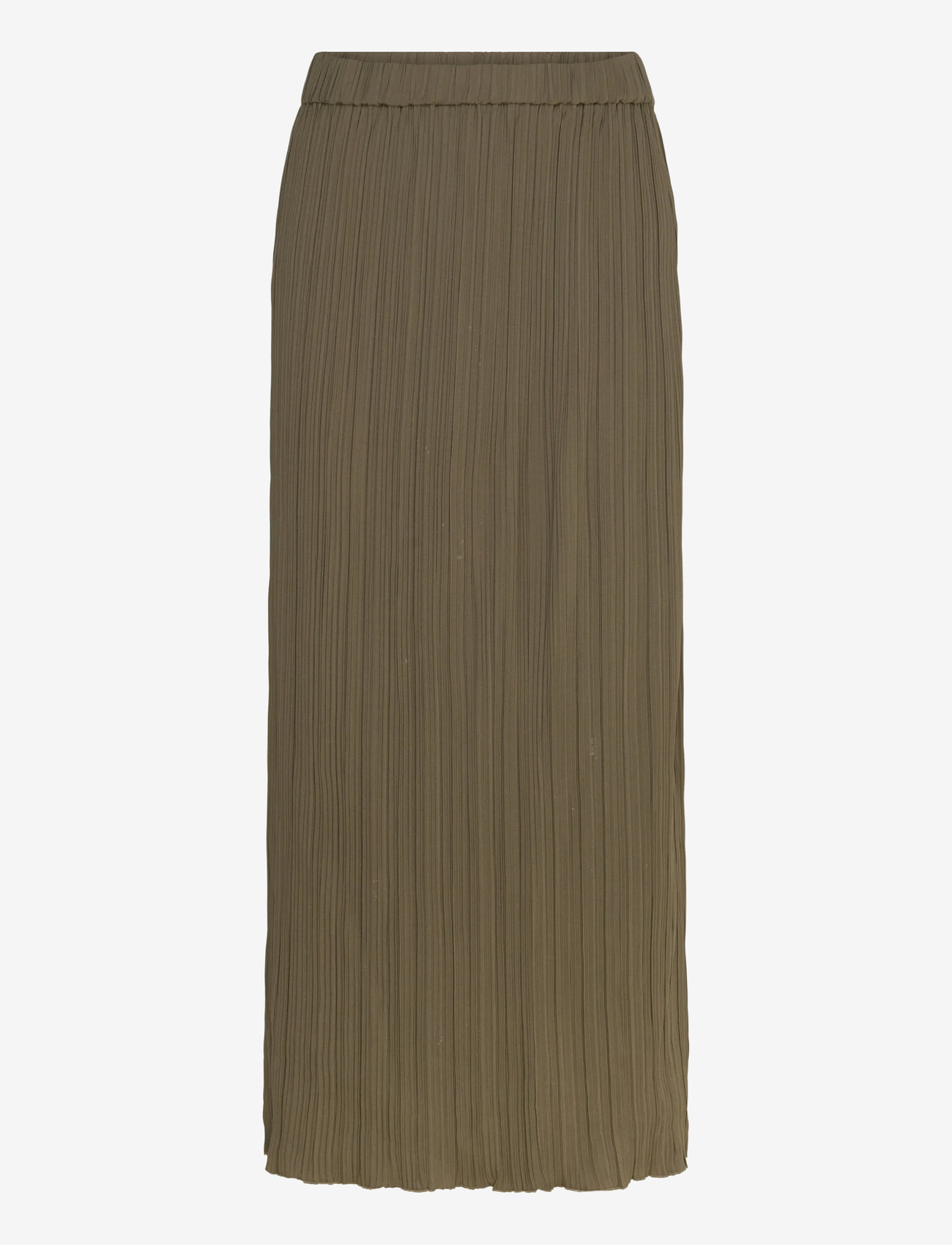 French Connection - NIRI PLISSE COLUMNED MIDI SKIR - maxi röcke - khaki green - 1