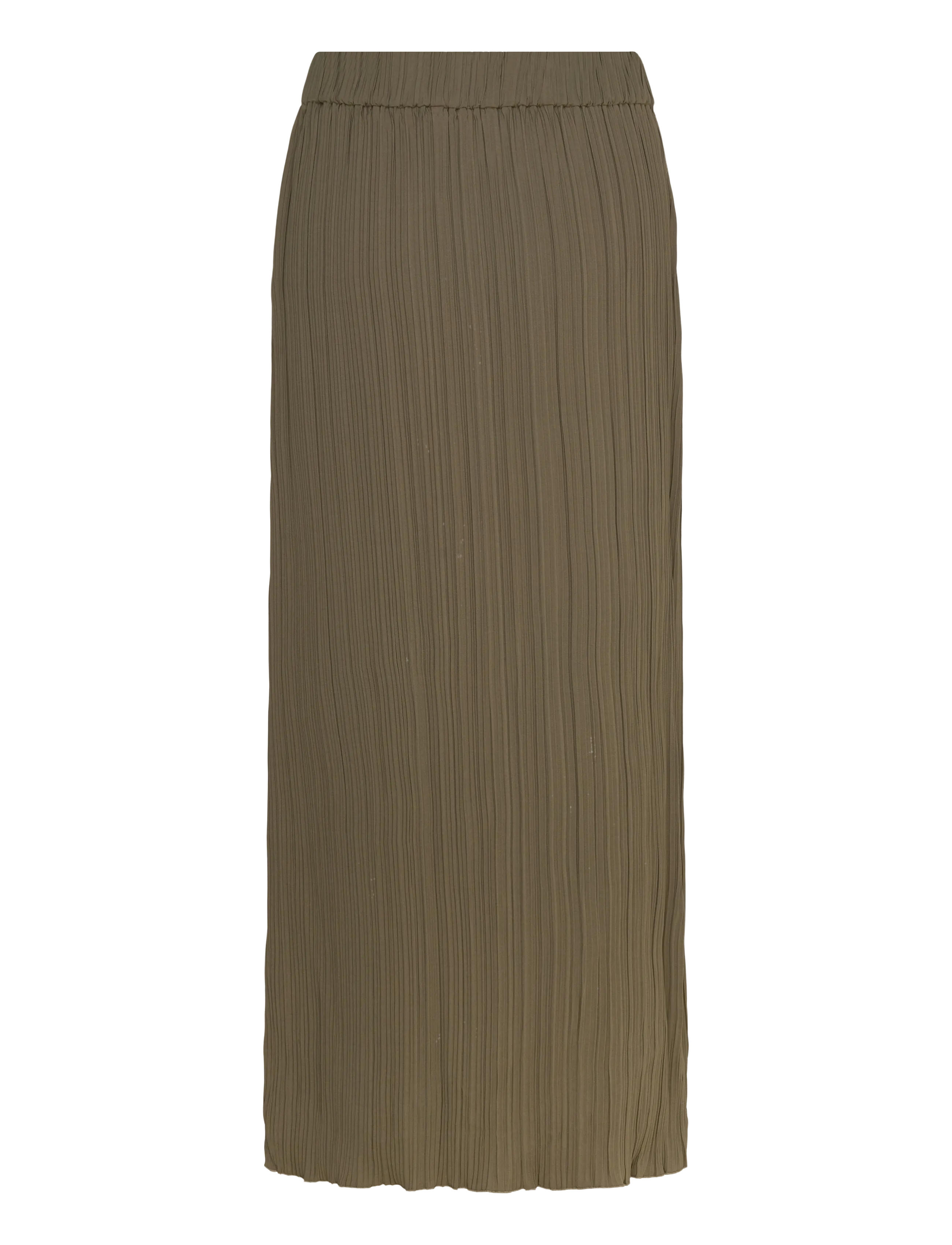 French Connection - NIRI PLISSE COLUMNED MIDI SKIR - lange skjørt - khaki green - 2
