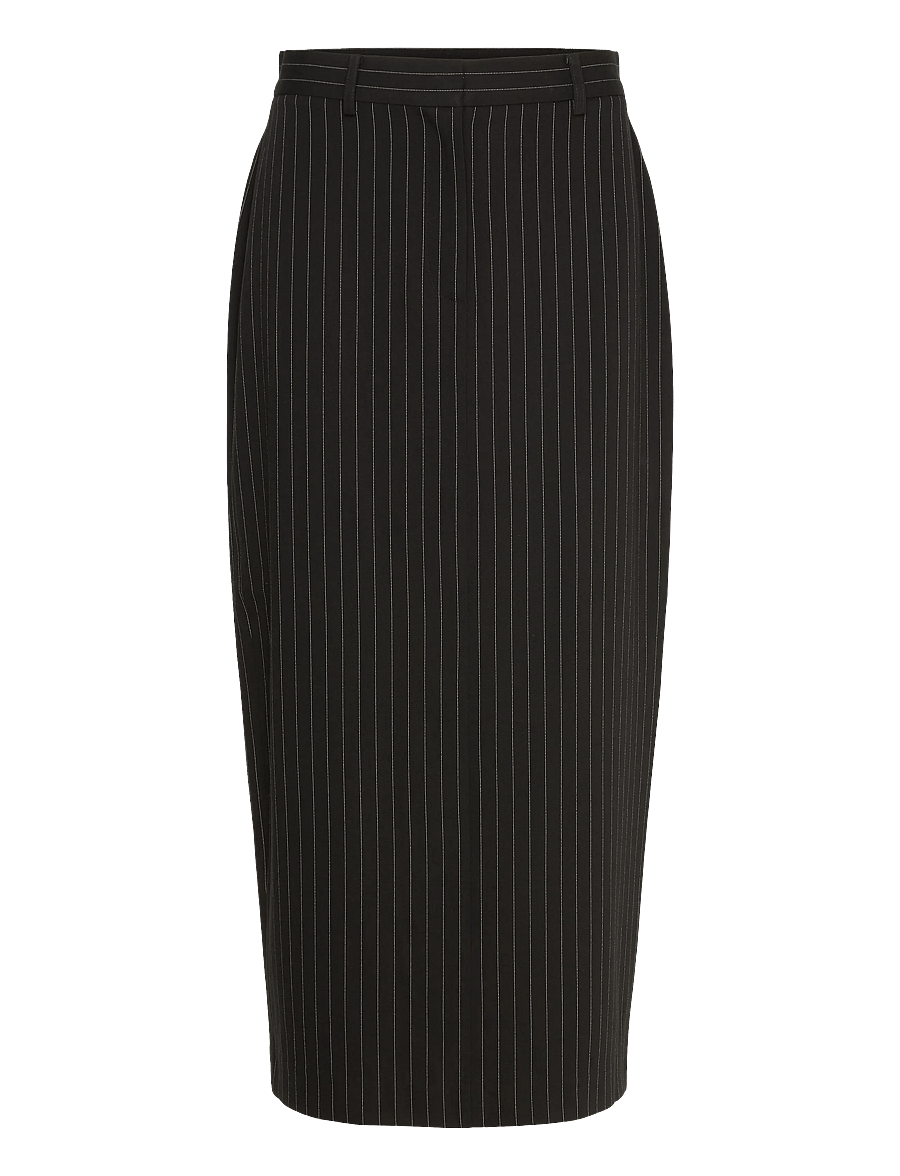 French Connection - MORGAN TAILORED MIDI SKIRT - midi skirts - black winter white - 1