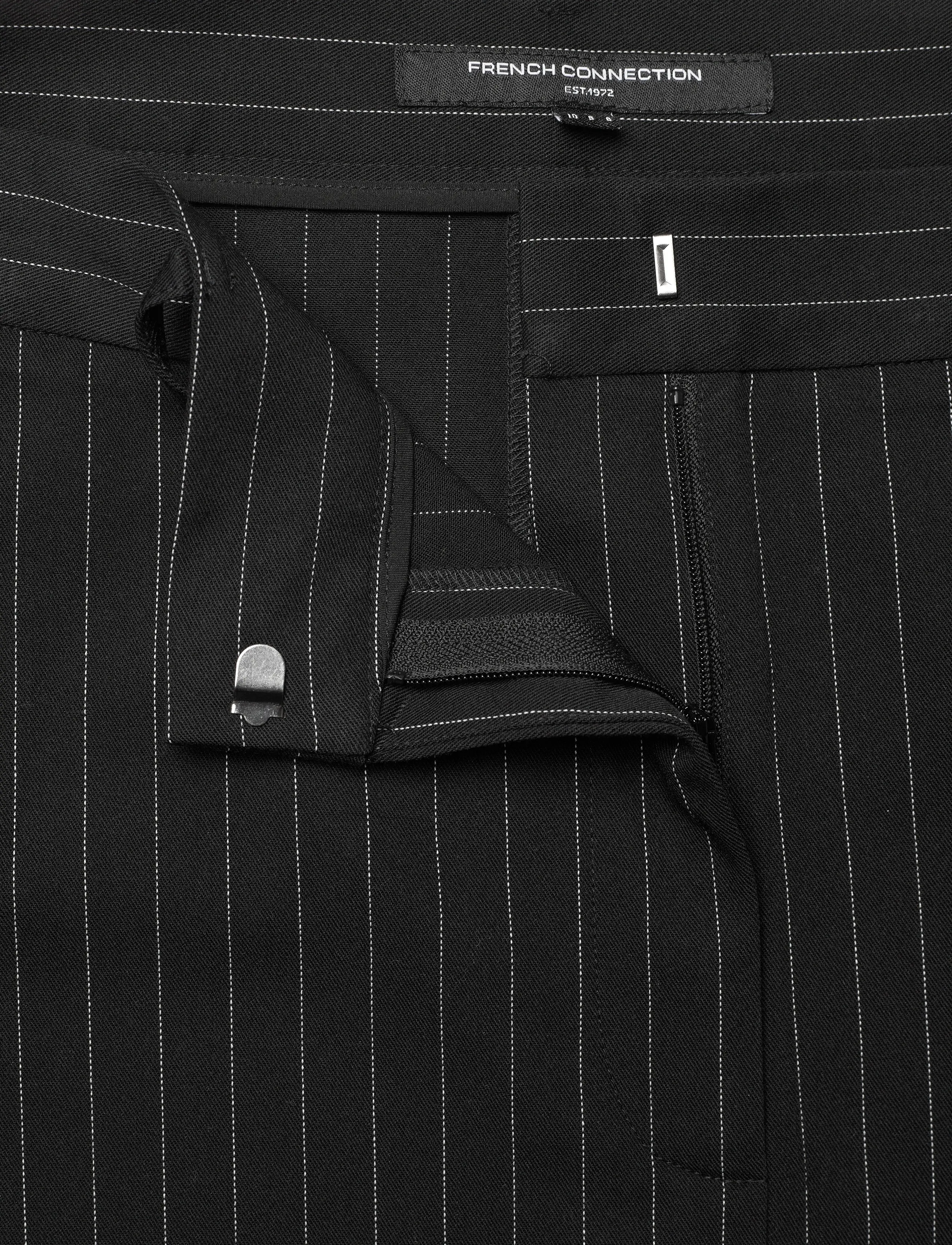 French Connection - MORGAN TAILORED MIDI SKIRT - midi nederdele - black winter white - 3