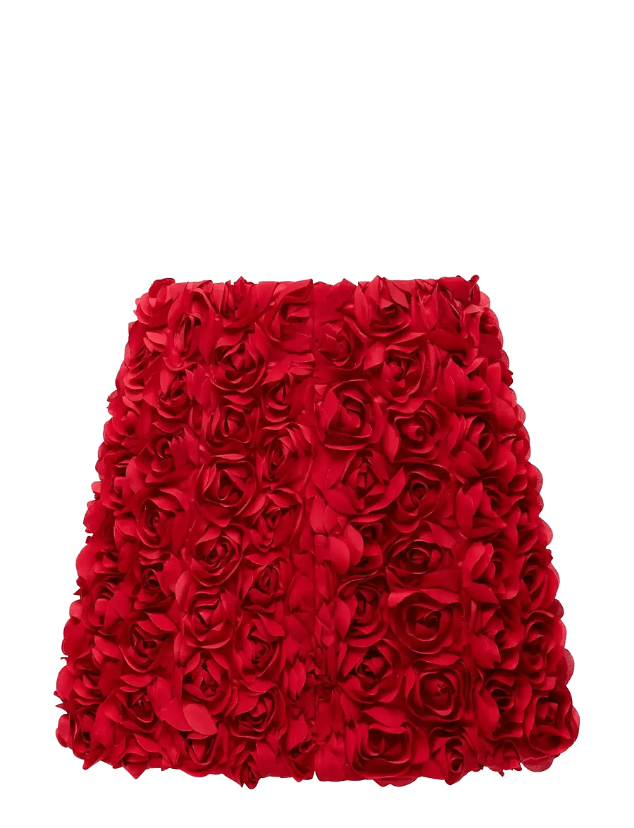 French Connection - VERITY TEXTURED MINI SKIRT - korta kjolar - lipstick red - 1