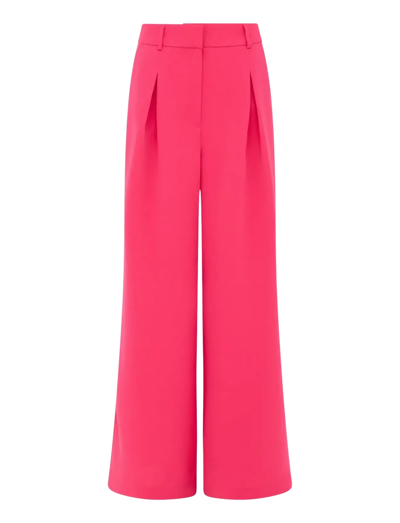 French Connection TIANA CREPE WIDE LEG PLEATED - Klær - PEONY PINK / pink/rose