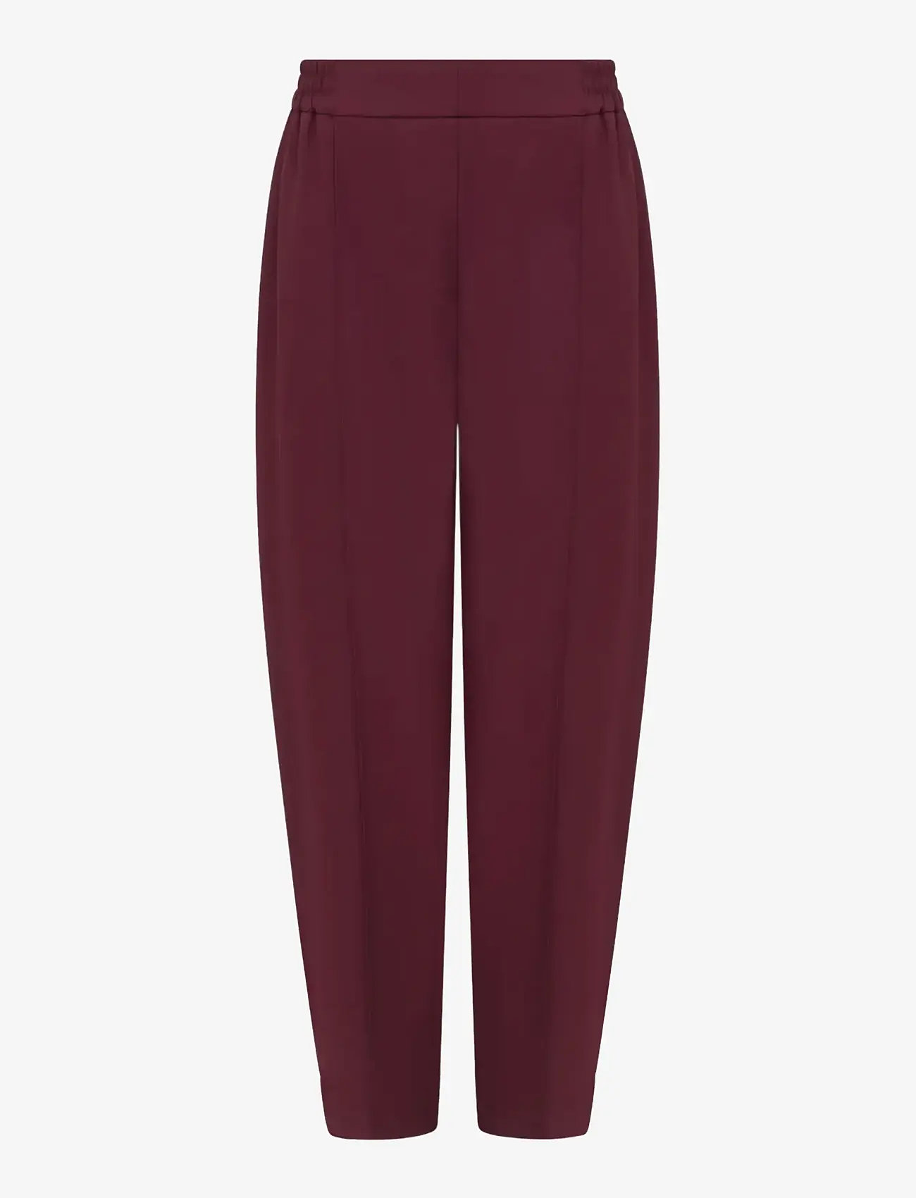 French Connection - TWYLA SUITING BARREL LEG TROUS - barrel-hosen - berry red - 1