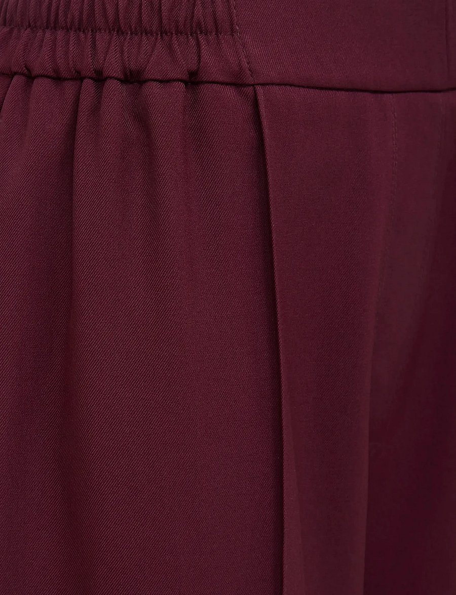 French Connection - TWYLA SUITING BARREL LEG TROUS - hosen mit geradem bein - berry red - 4