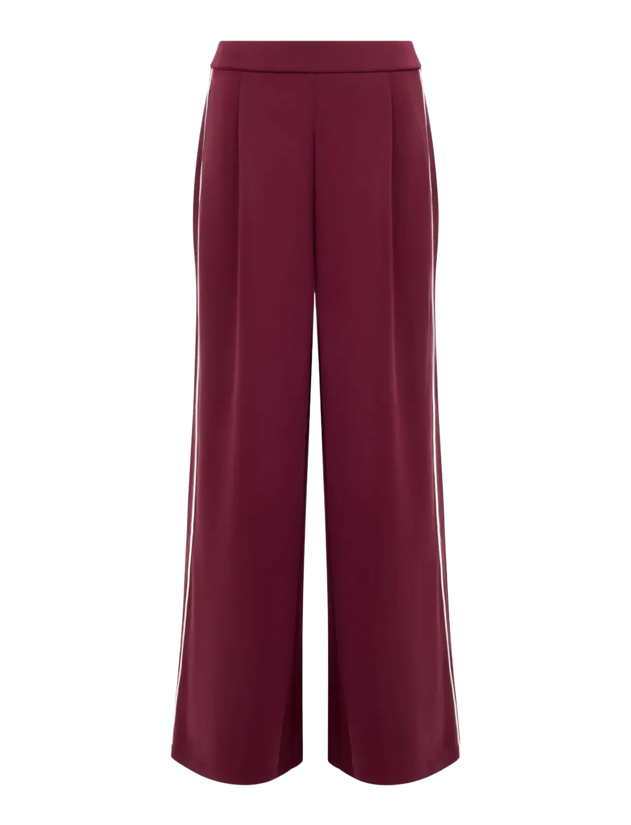 FRENCH CONNECTION Wren Side Stripe Wide Bein Trsr Burgundy - XS - Damen