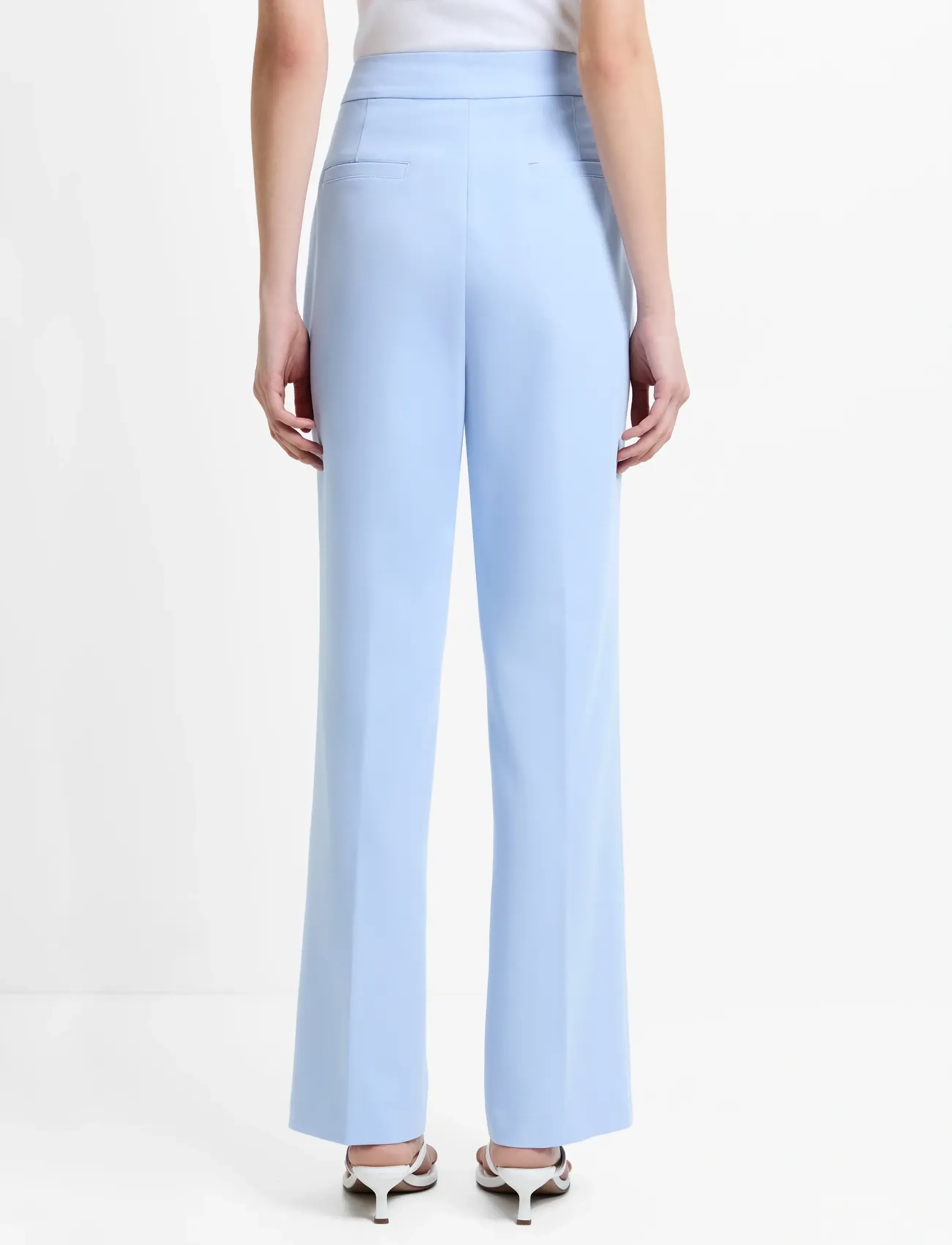 French Connection - SAMMIE STRAIGHT LEG TROUSER - habitbukser - mid pretty blue - 5