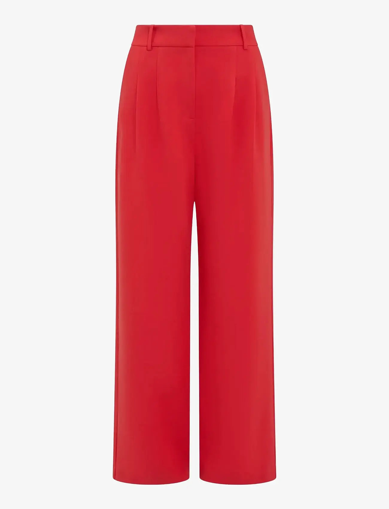 French Connection - CARLIE SUITING TROUSER - tailored trousers - watermelon red - 1