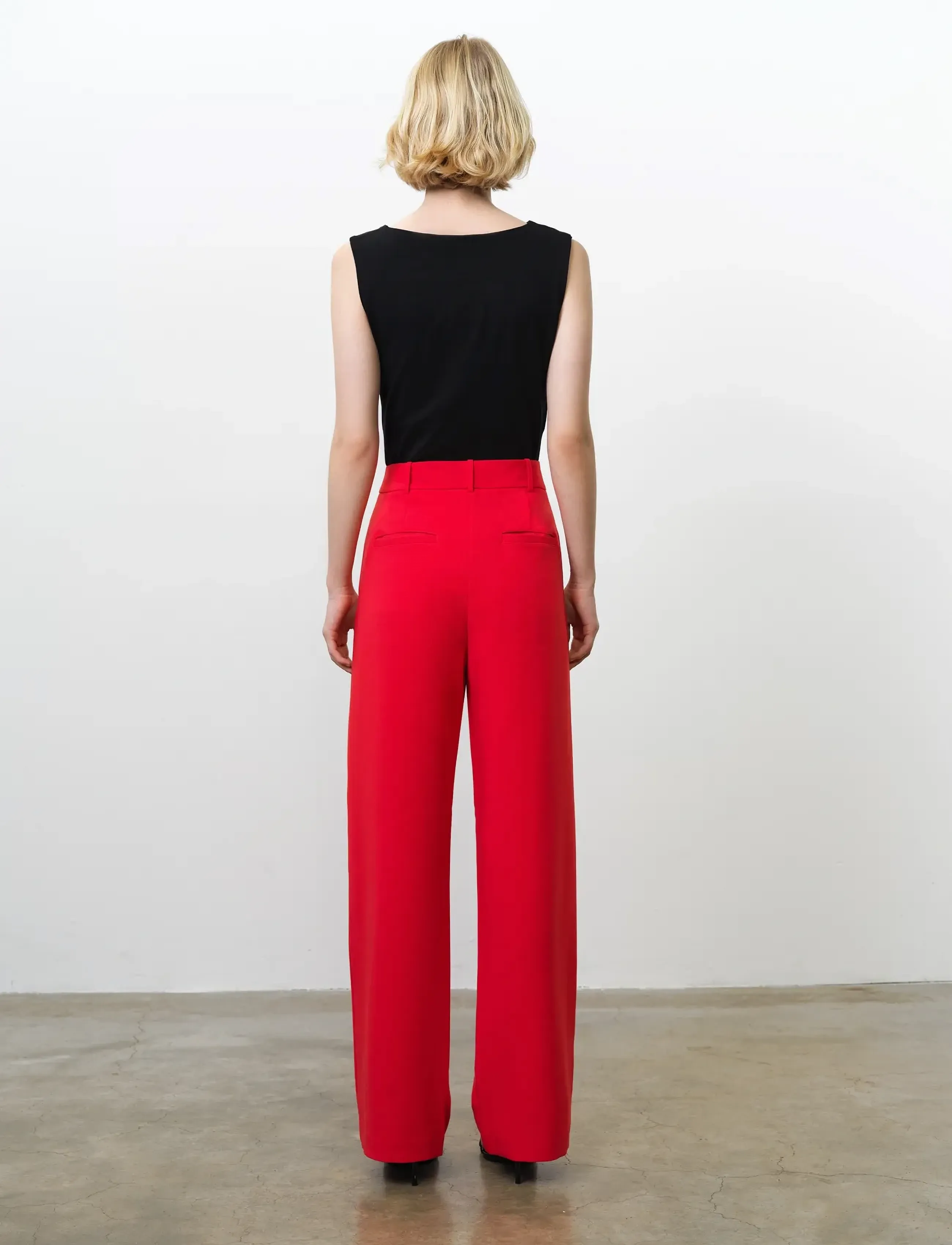 French Connection - CARLIE SUITING TROUSER - tailored trousers - watermelon red - 3