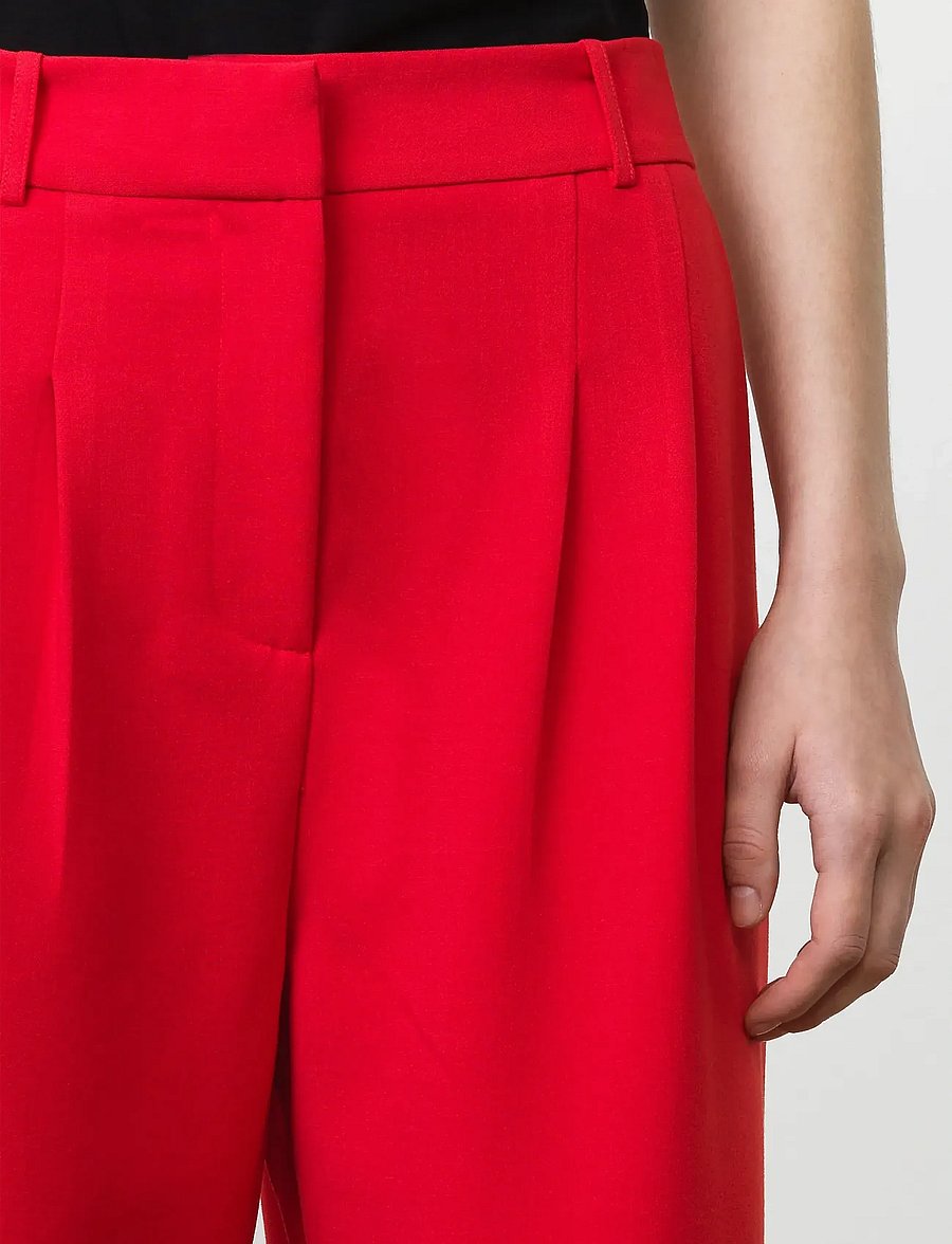 French Connection - CARLIE SUITING TROUSER - dressbukser - watermelon red - 5