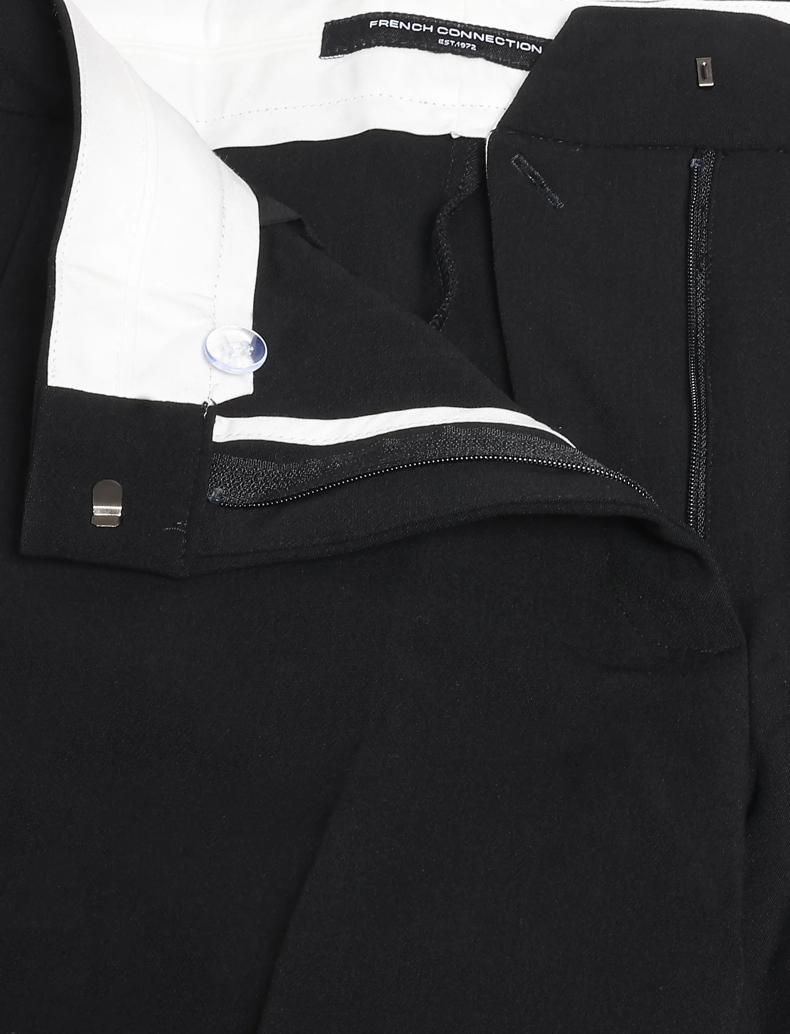 French Connection - WHISPER RUTH TAILORED TROUSER - kostymbyxor - black - 4
